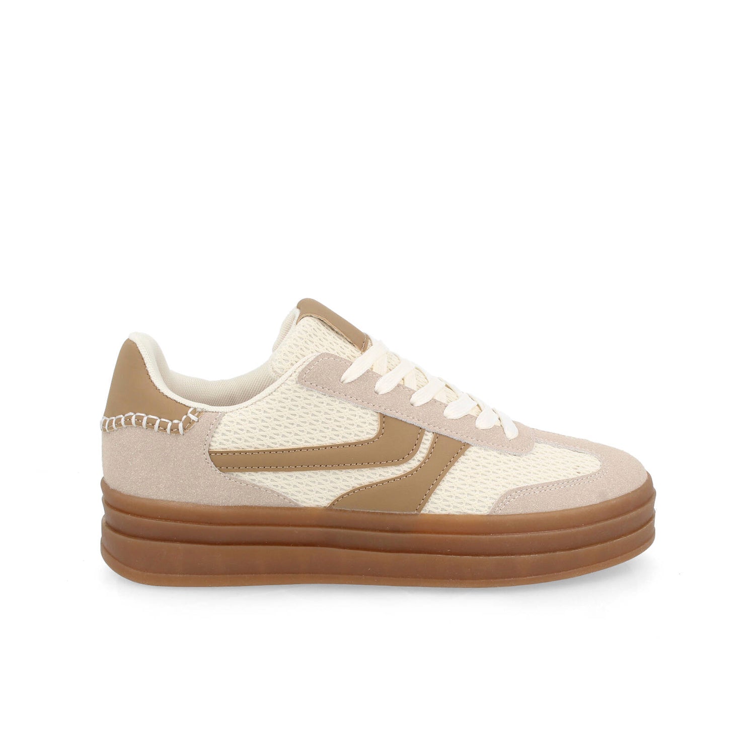 Tenis Urbano Vazza color Beige para Mujer