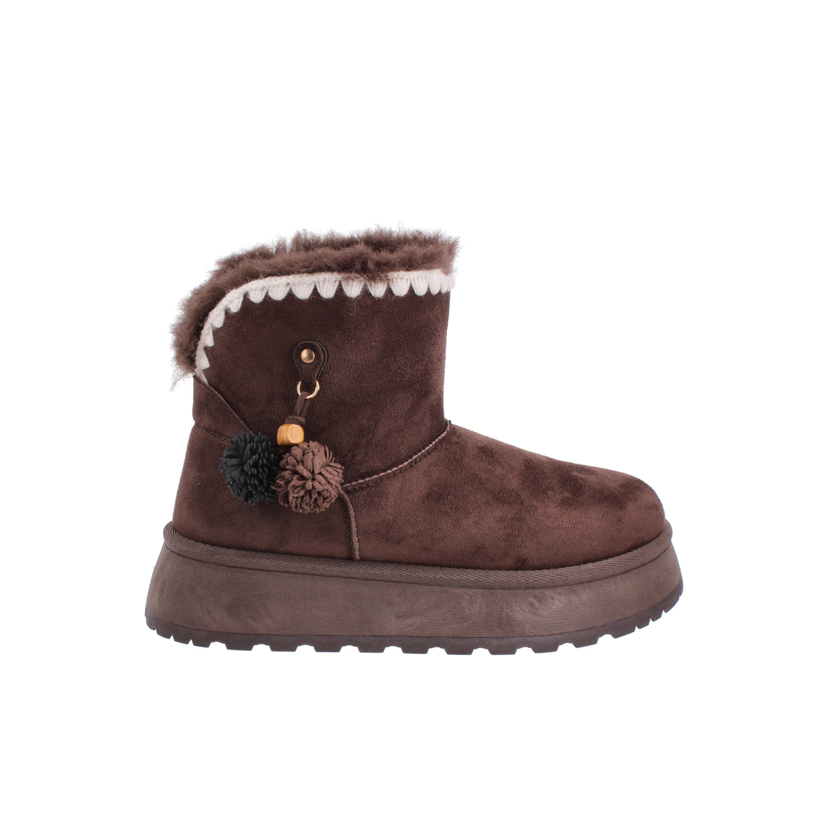 Bota Casual Vazza color Cafe para Mujer