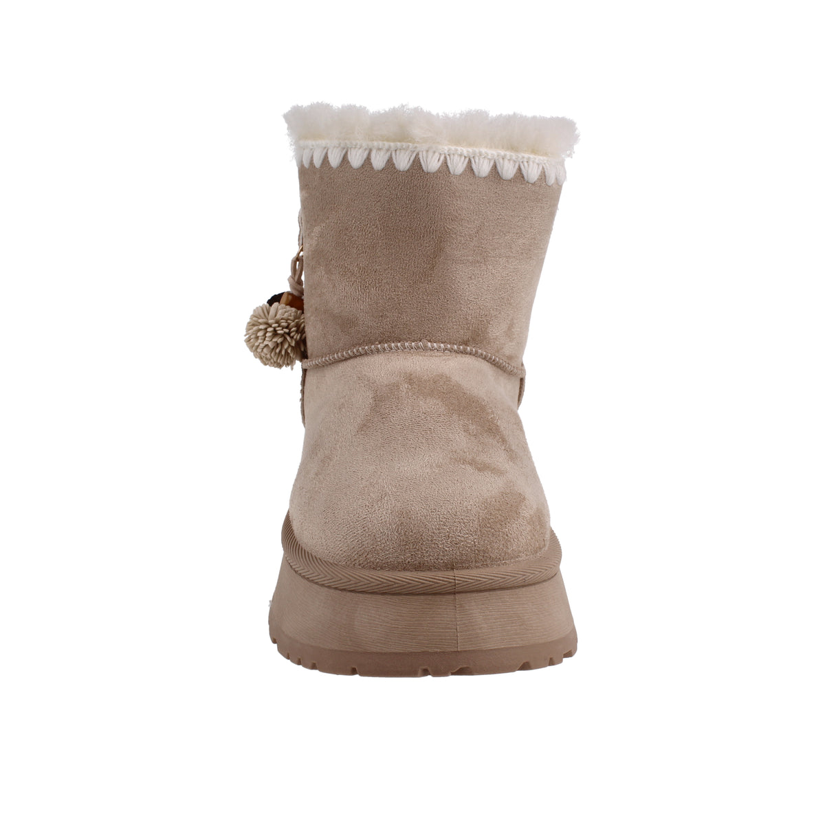 Bota Casual Vazza color Beige para Mujer