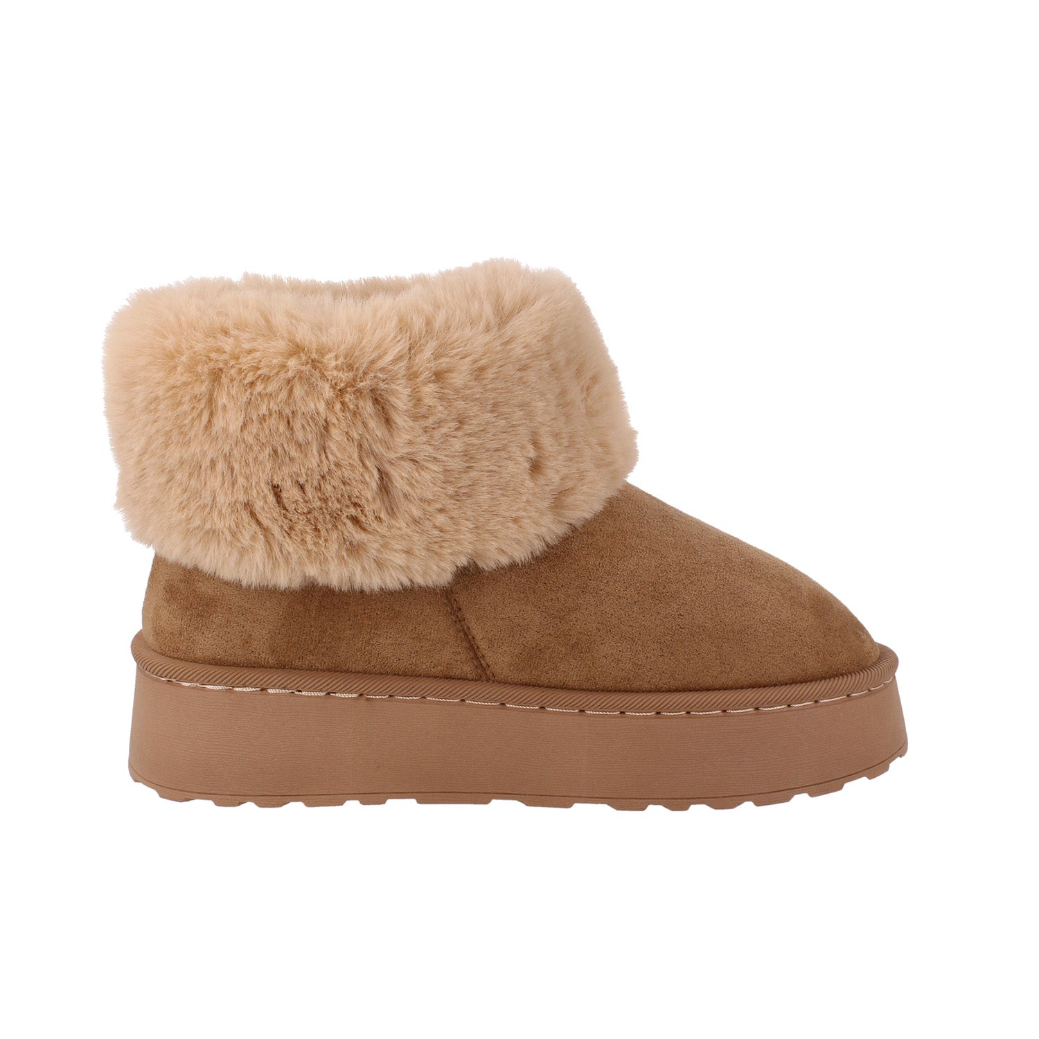 Bota Casual Vazza color Camel para Mujer