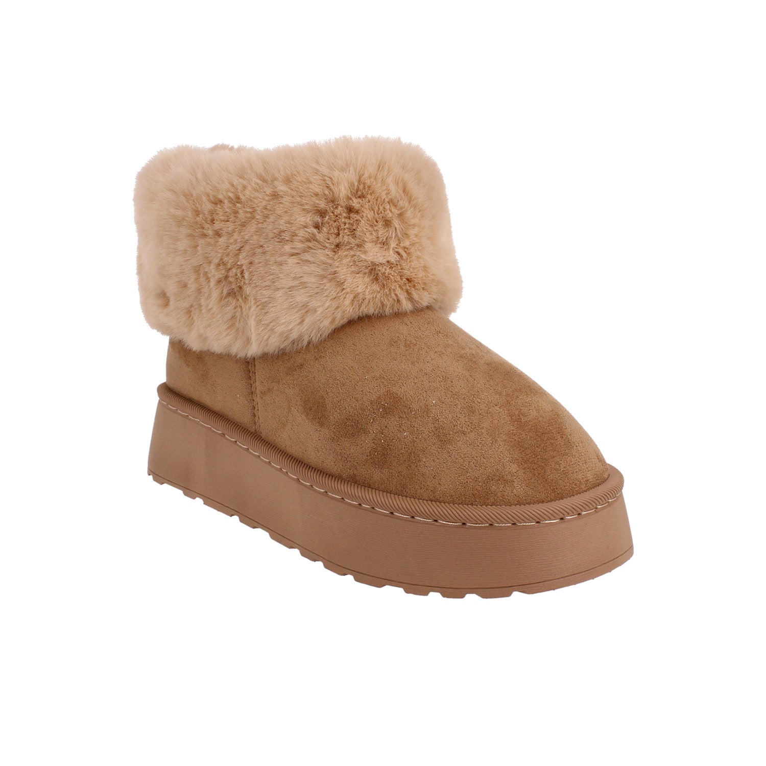Bota Casual Vazza color Camel para Mujer