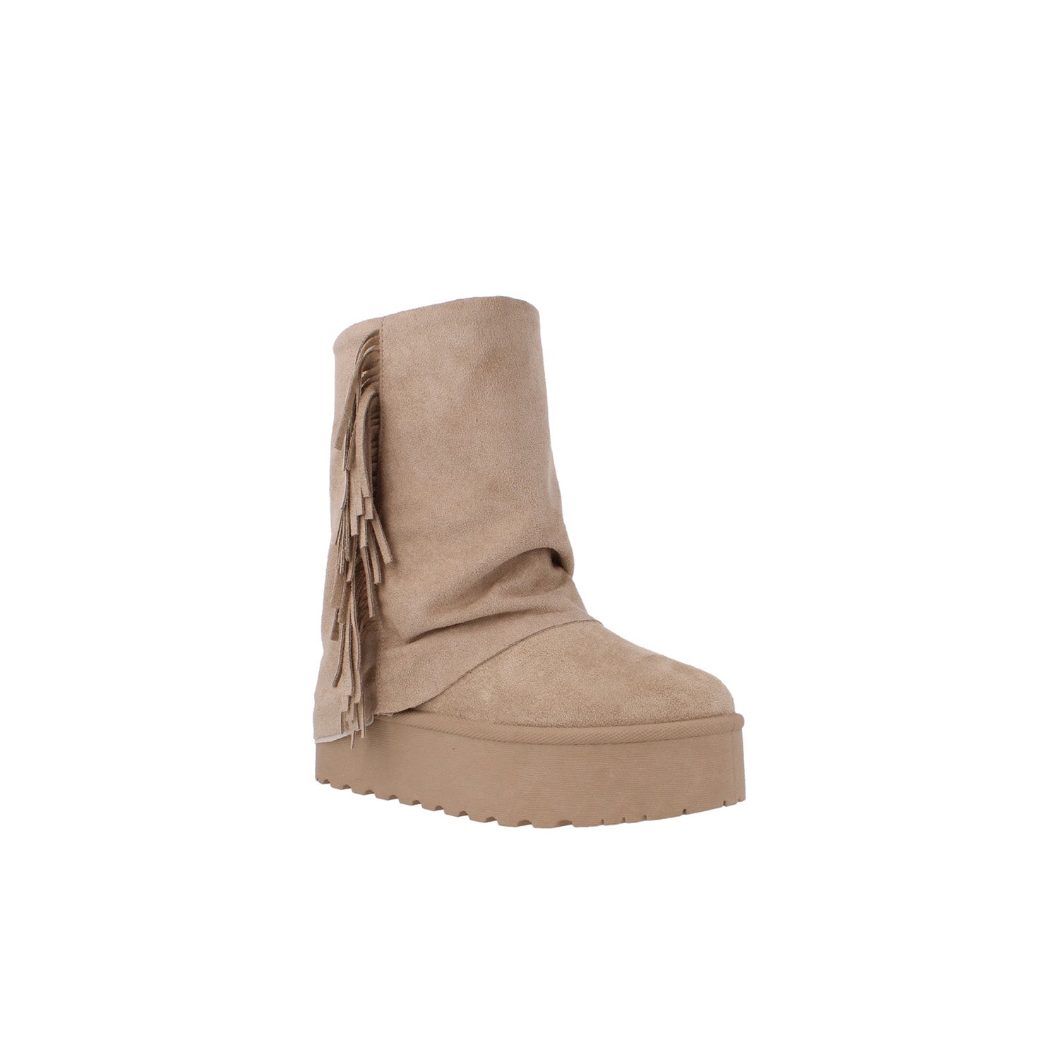 Bota Casual Vazza color Beige para Mujer