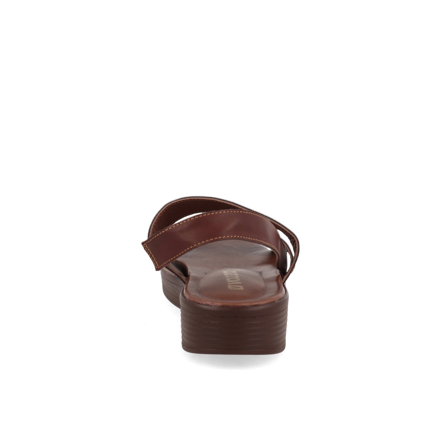 Sandalia Casual Vazza color Cafe para Mujer