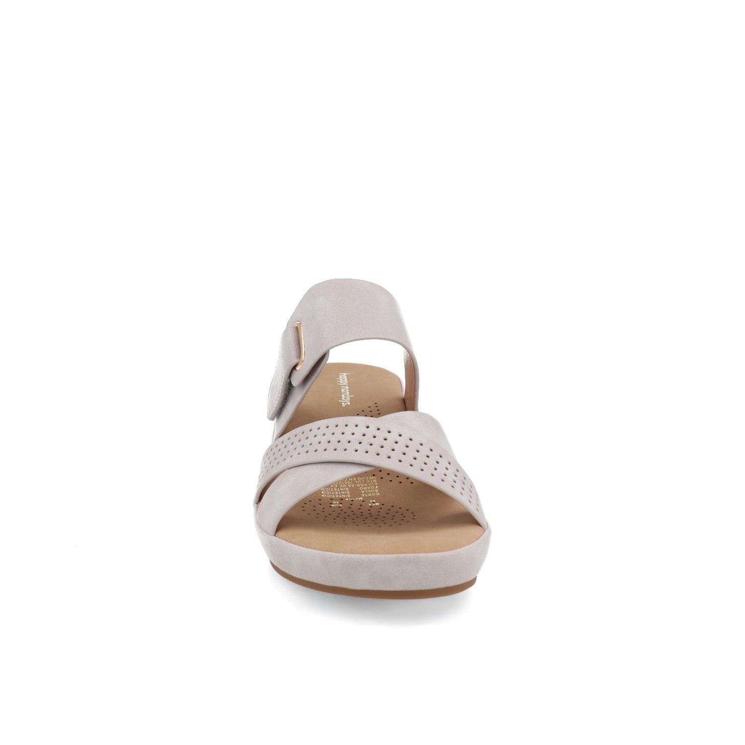 Sandalia Casual Vazza color Gris para Mujer