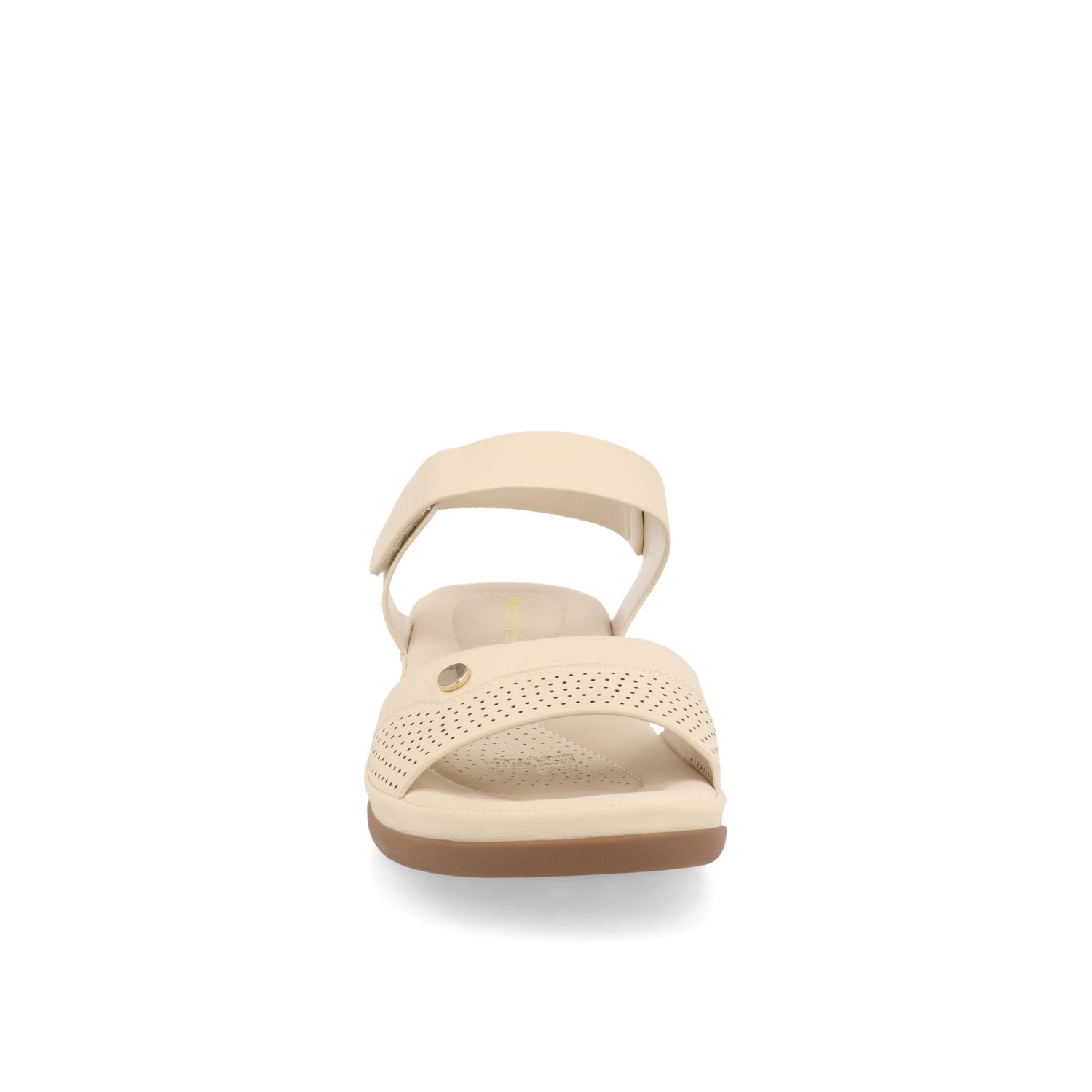 Sandalia Casual Vazza color Blanco para Mujer con Ajuste de Velcro