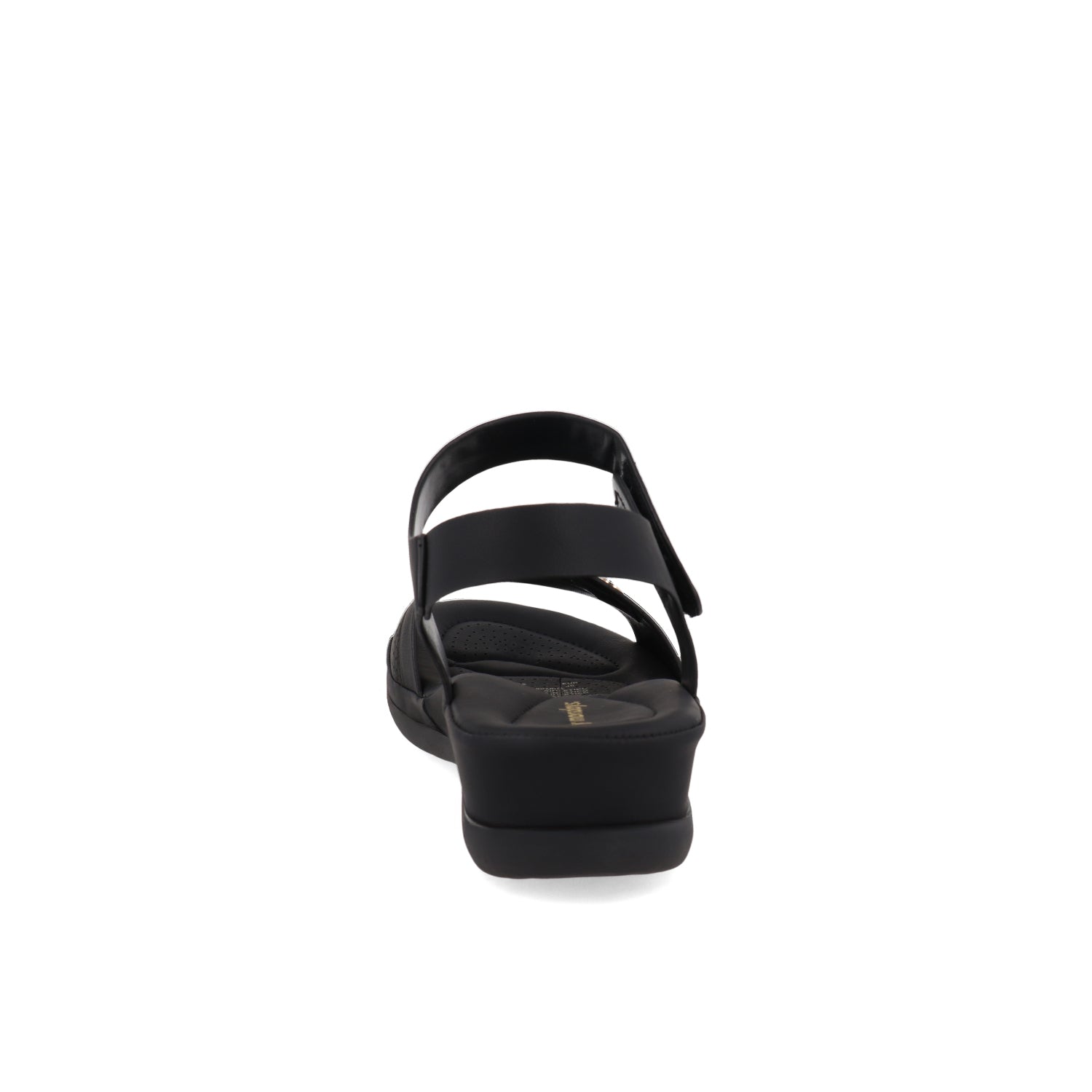 Sandalia Casual Vazza color Negro para Mujer con Ajuste Velcro