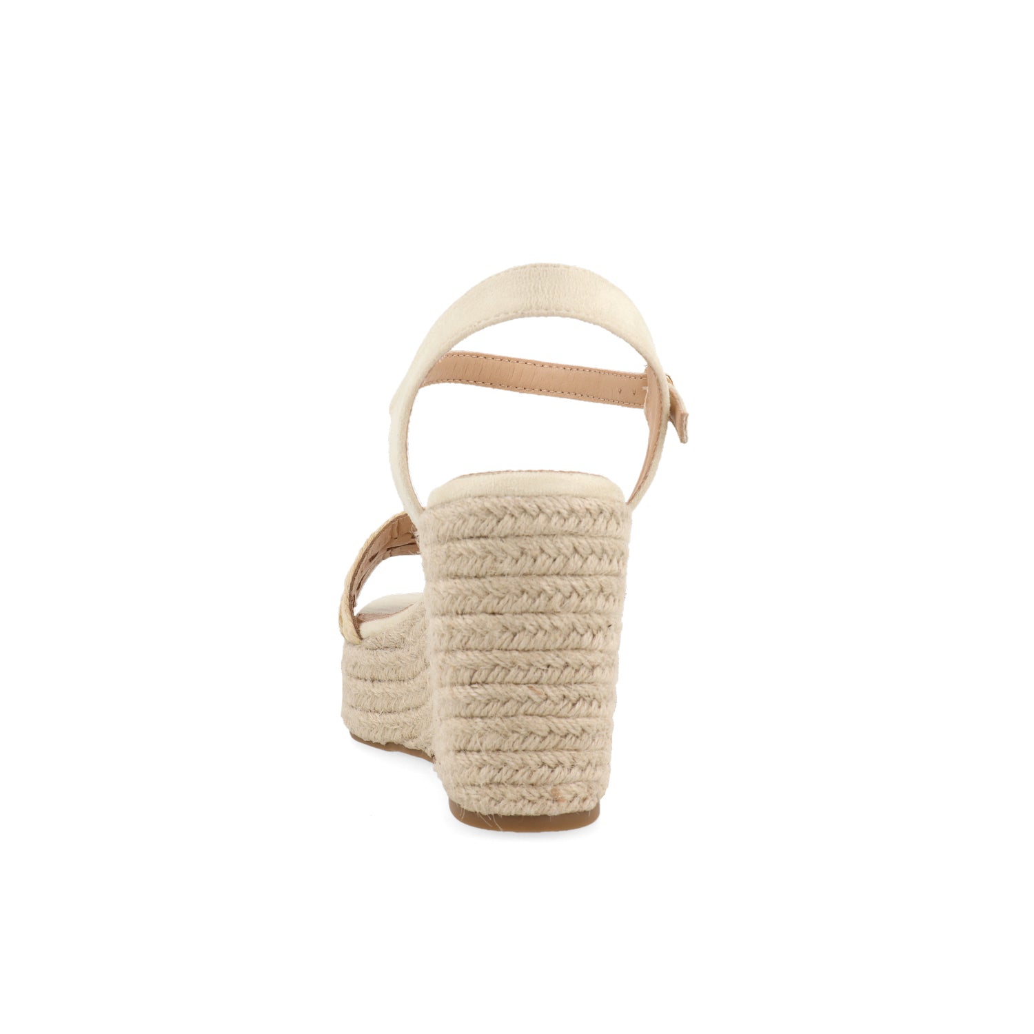 Sandalia Piso Vazza color Beige para Mujer con detalle de brillos