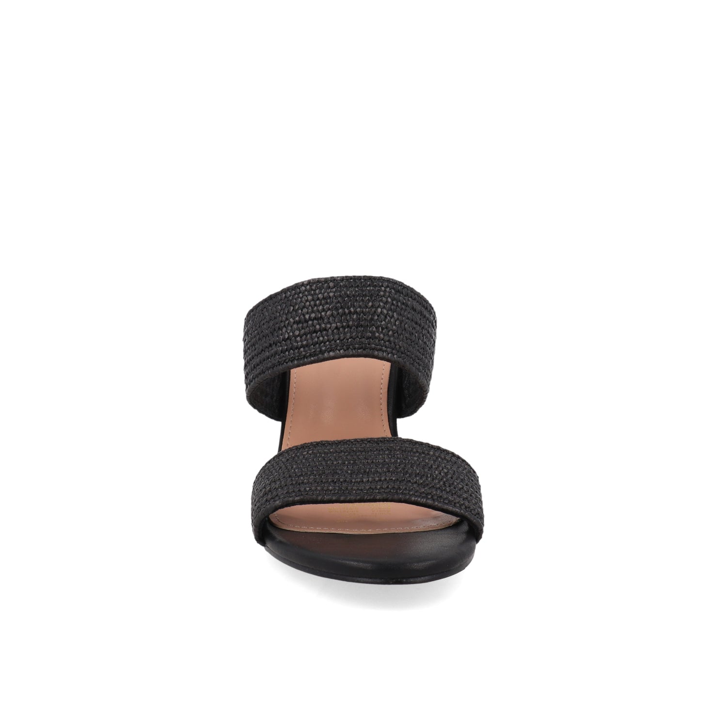 Sandalia Casual Vazza color Negro para Mujer con chinela tejida