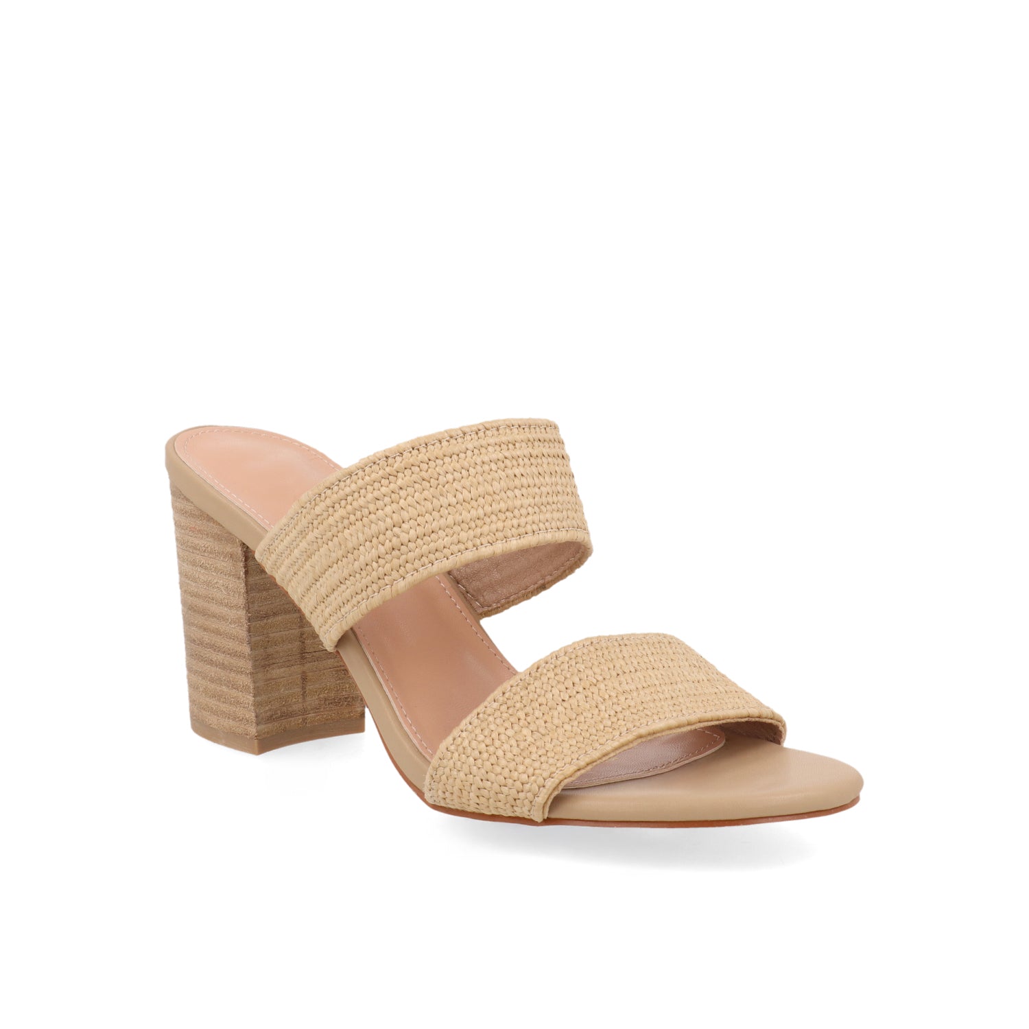 Sandalia Piso Vazza color Beige para Mujer con chinela tejida