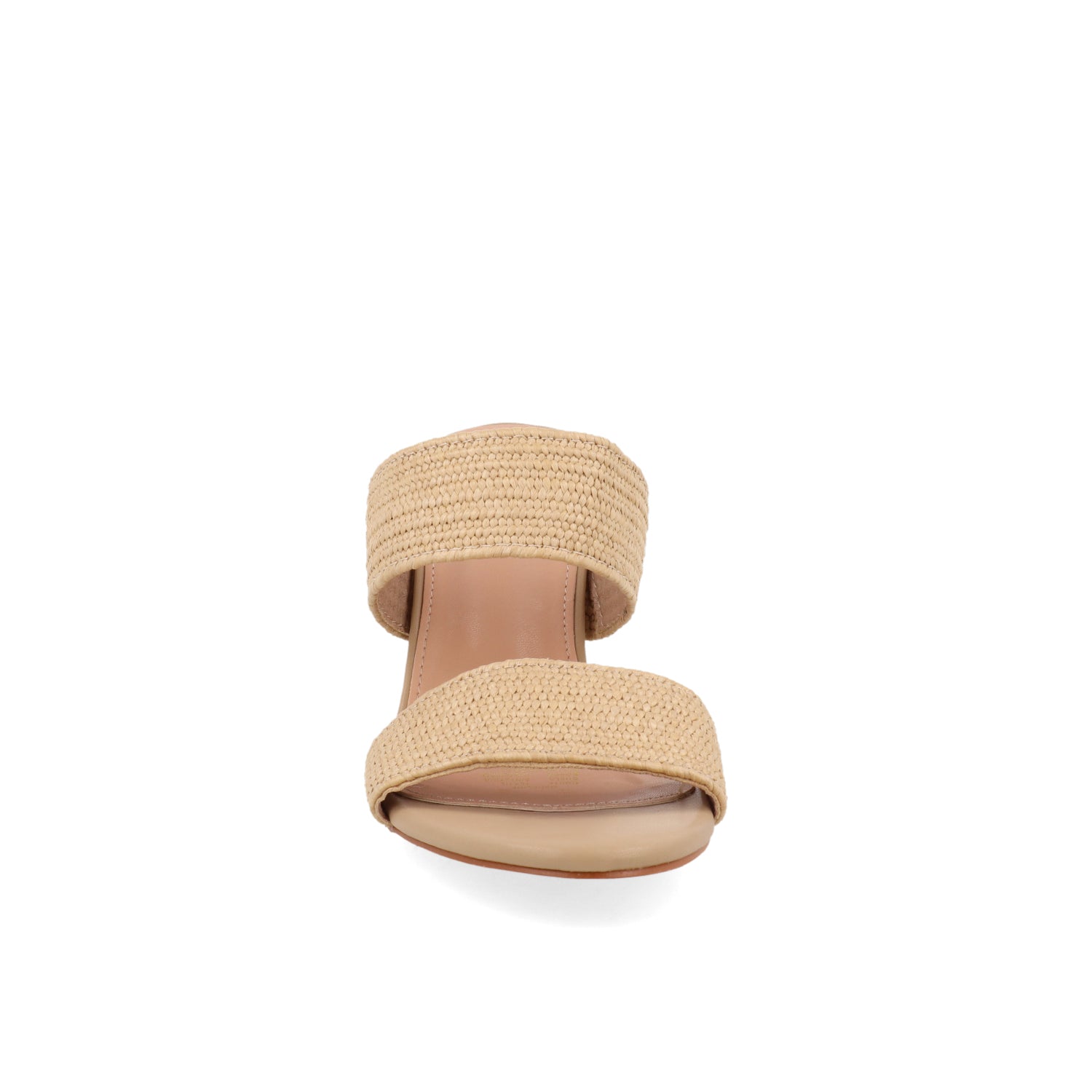 Sandalia Piso Vazza color Beige para Mujer con chinela tejida