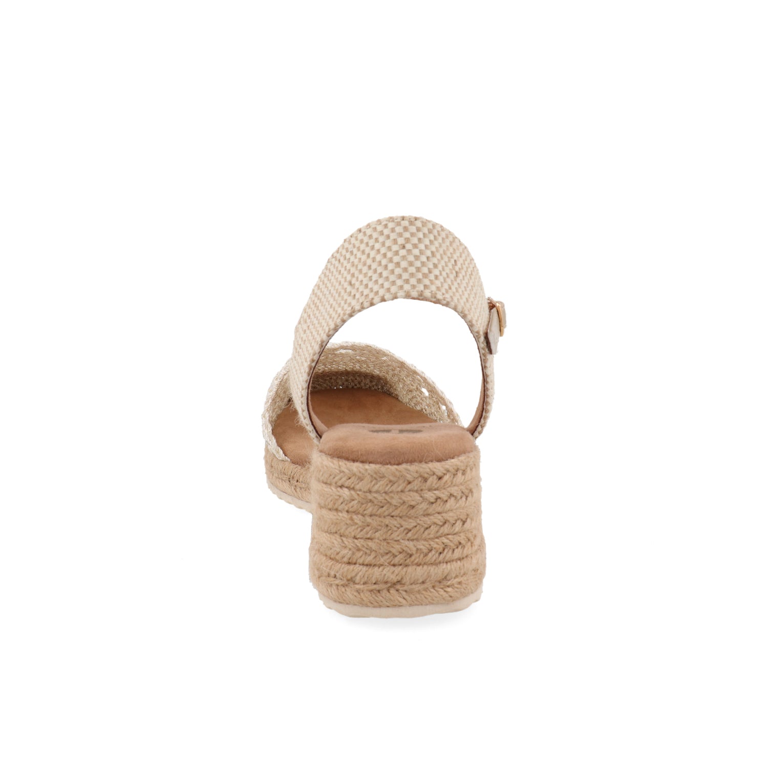 Alpargata Vazza color Beige para Mujer con diseño tejido