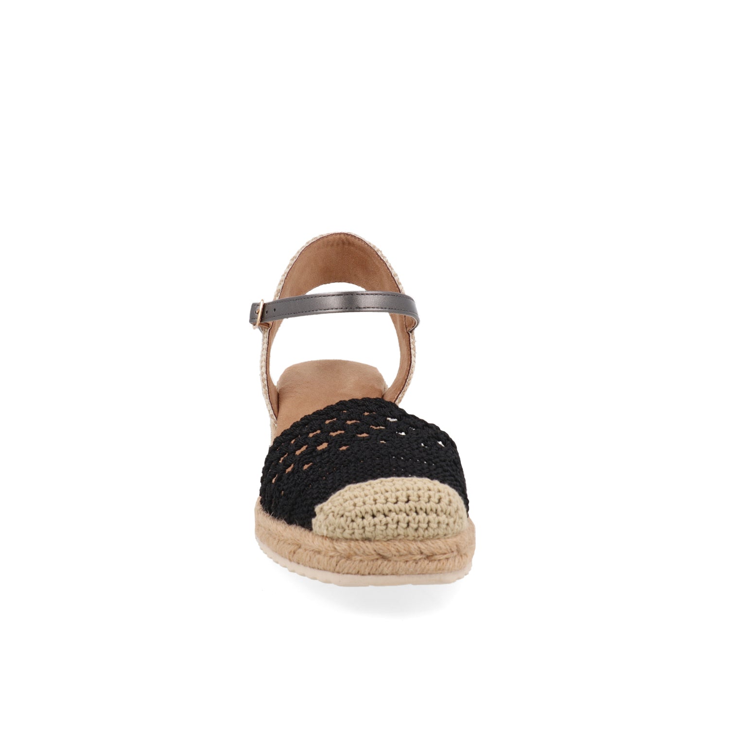 Alpargata Vazza color Negro para Mujer con Diseño tejido