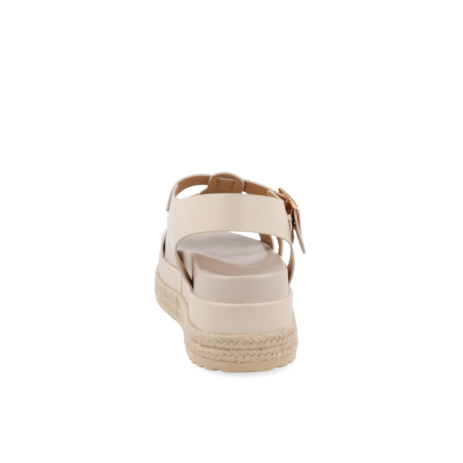Sandalia de plataforma Vazza color Beige para Mujer