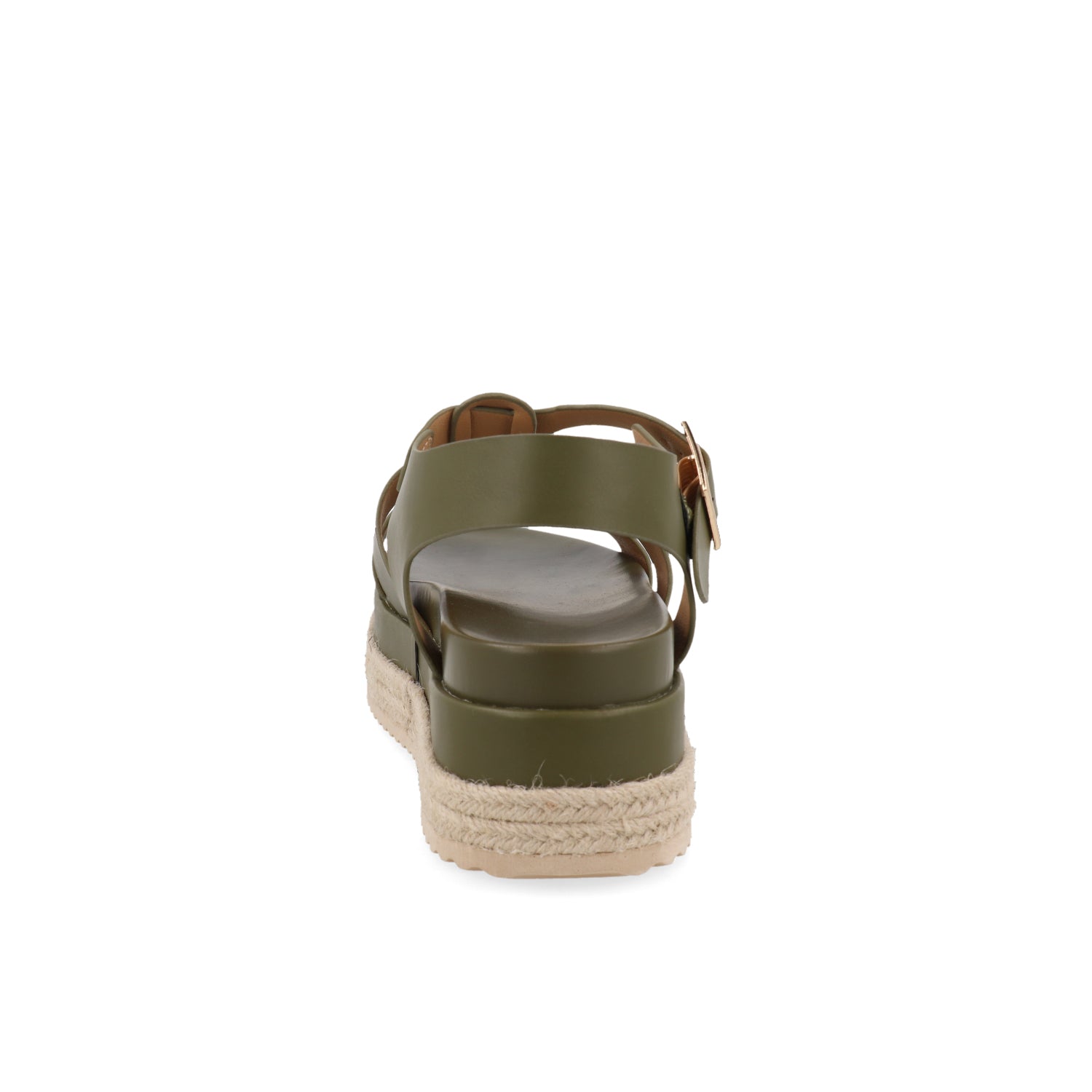 Sandalia de plataforma Vazza color verde Olivo para Mujer