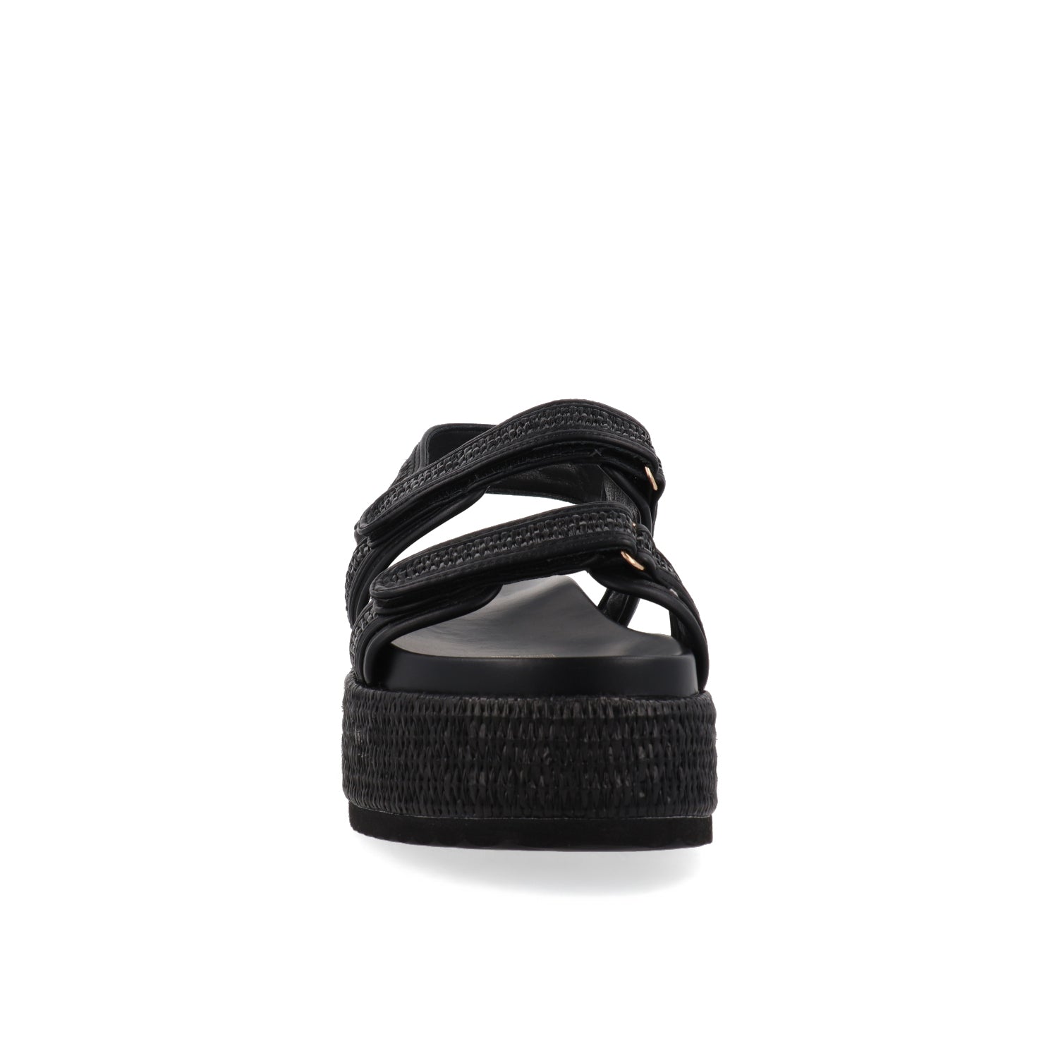 Sandalia Casual Vazza color Negro para Mujer con ajuste de Velcro