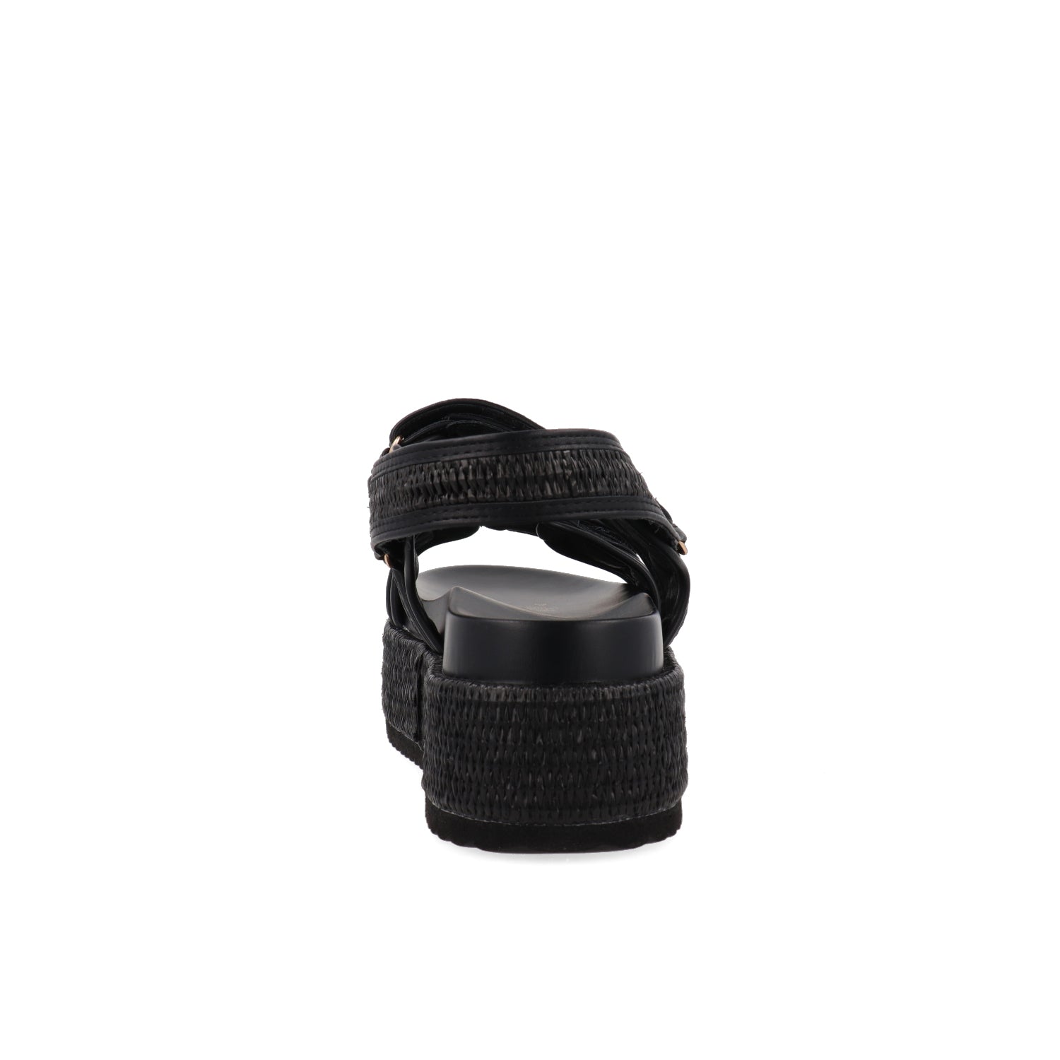 Sandalia Casual Vazza color Negro para Mujer con ajuste de Velcro