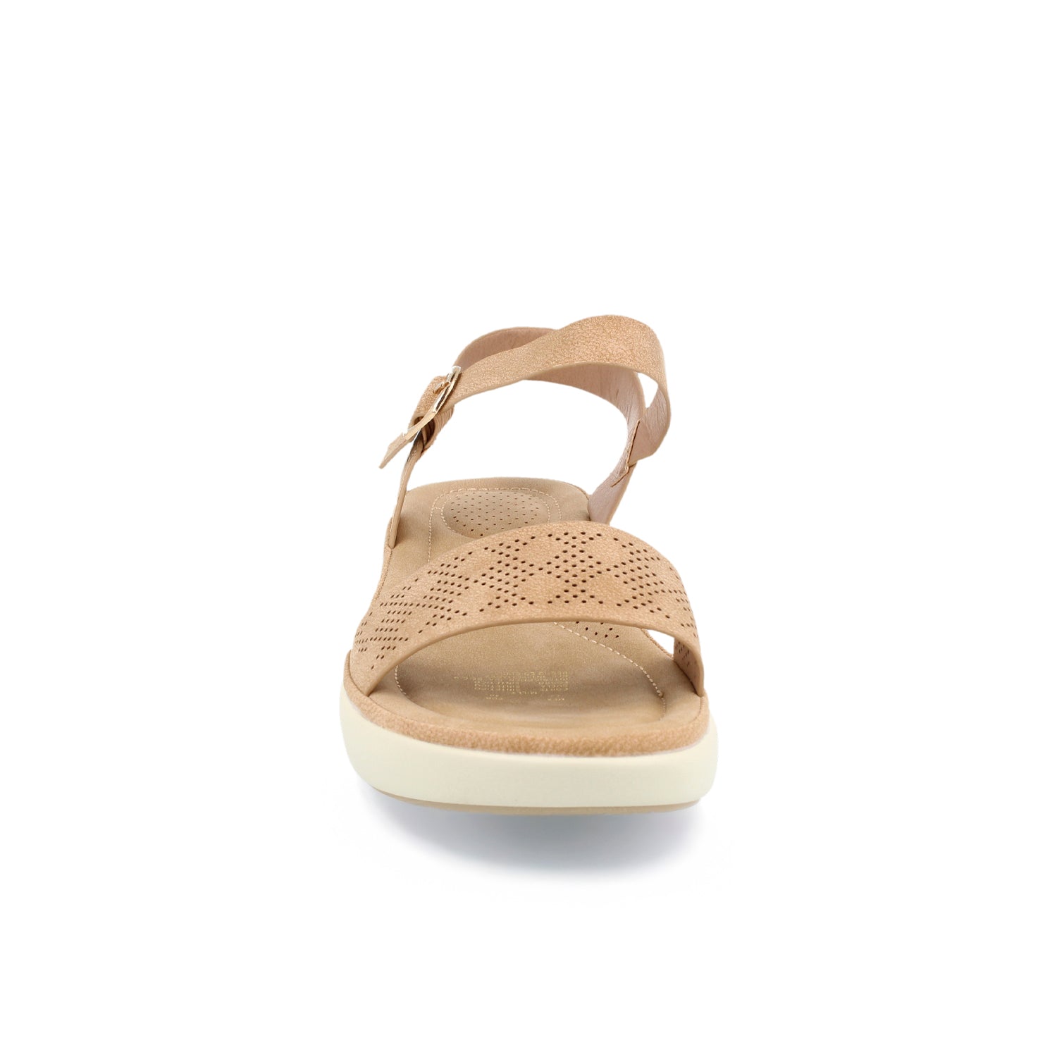 Sandalia Casual Vazza color Camel para Mujer