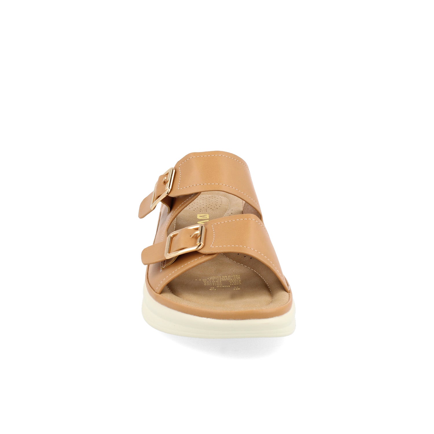 Sandalia Casual Vazza color Camel para Mujer