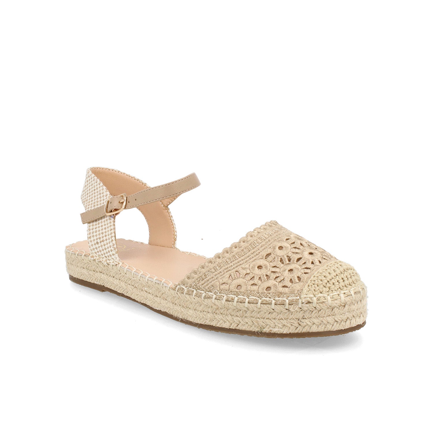Alpargata Casual Vazza color Beige para Mujer