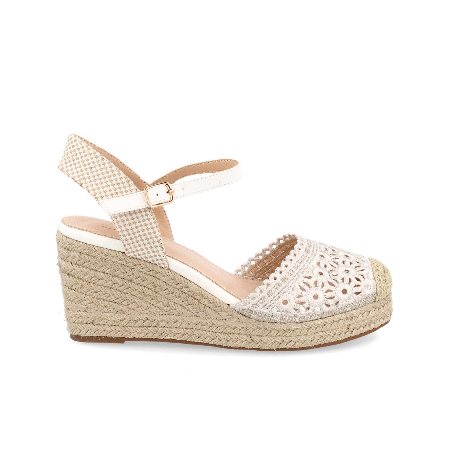 Alpargata Casual Vazza color Blanco para Mujer