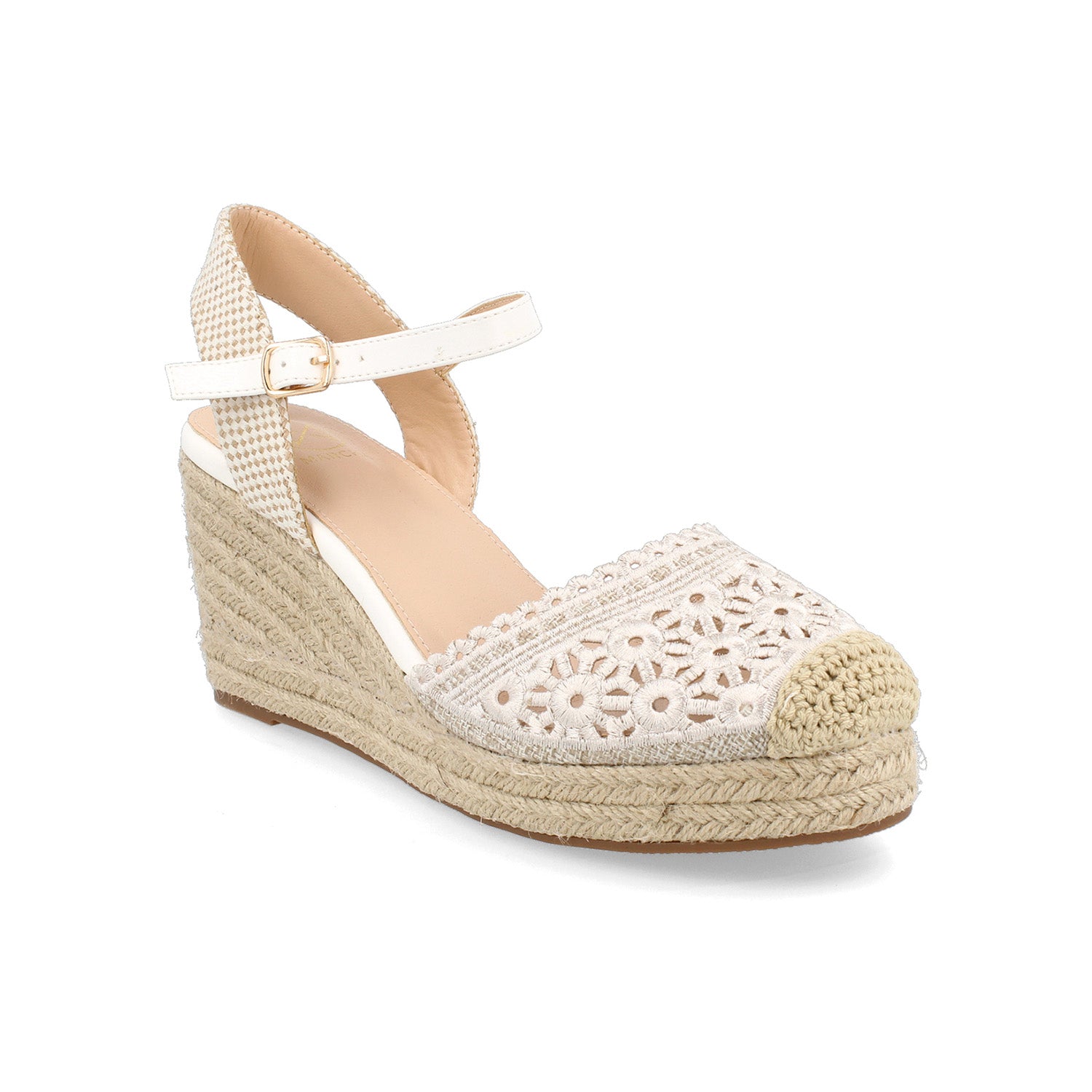 Alpargata Casual Vazza color Blanco para Mujer