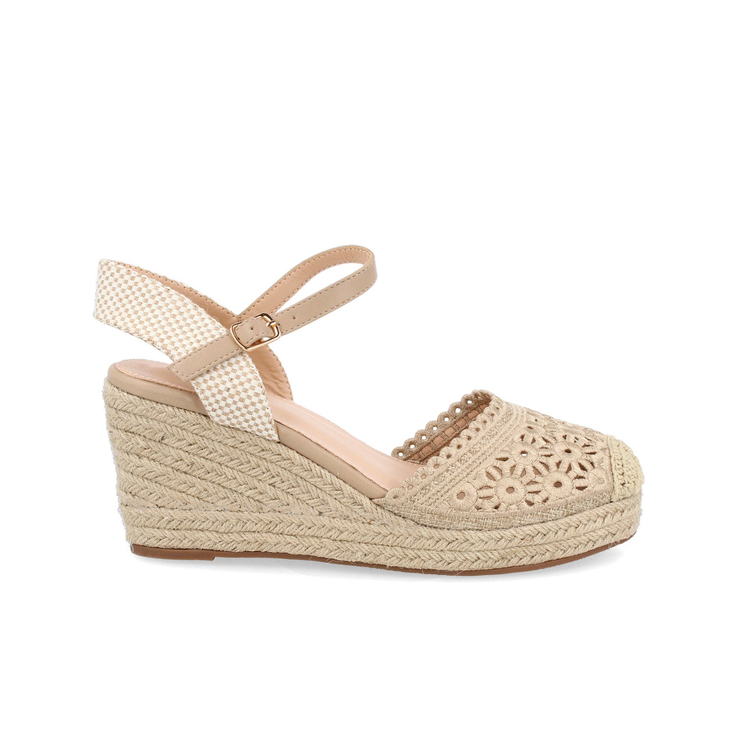 Alpargata Casual Vazza color Beige para Mujer