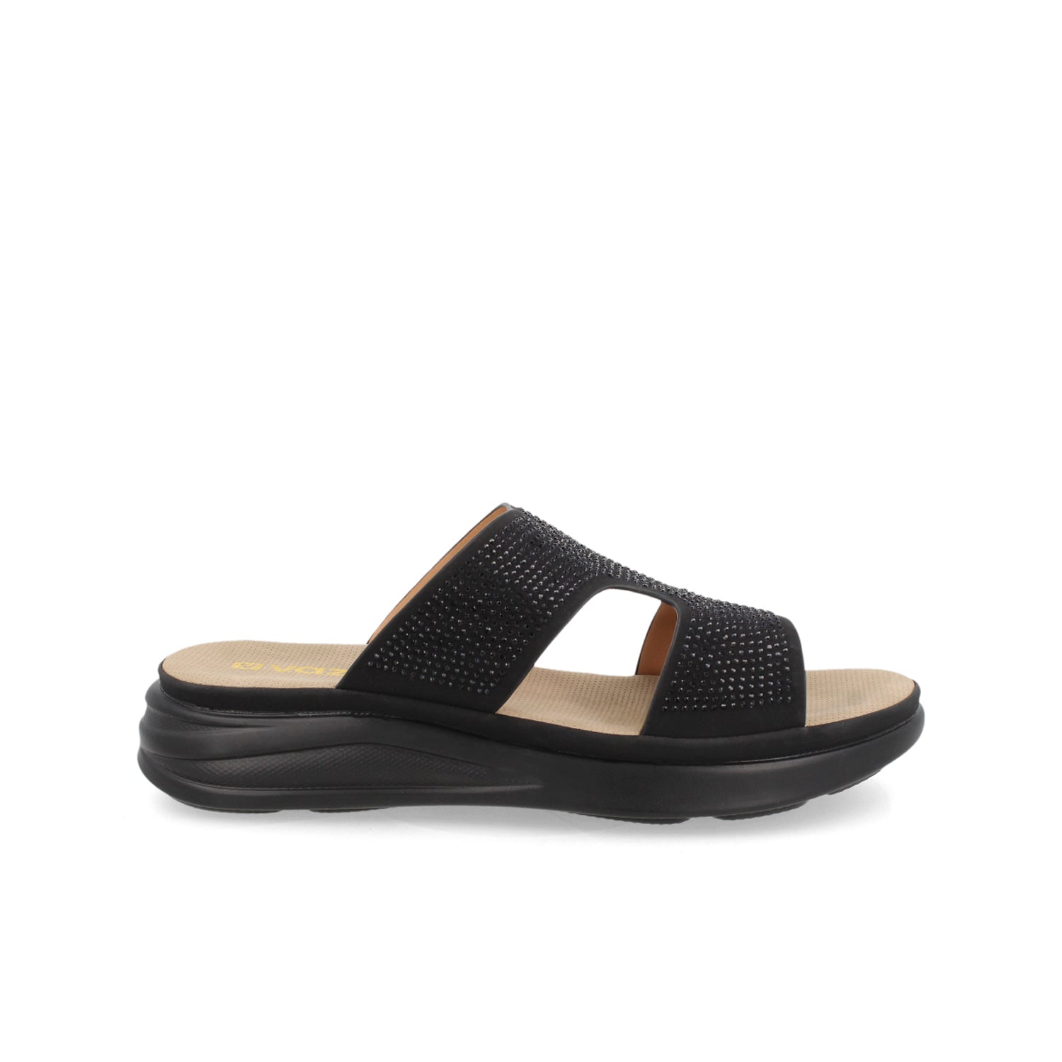 Sandalia Casual Vazza color Negro para Mujer