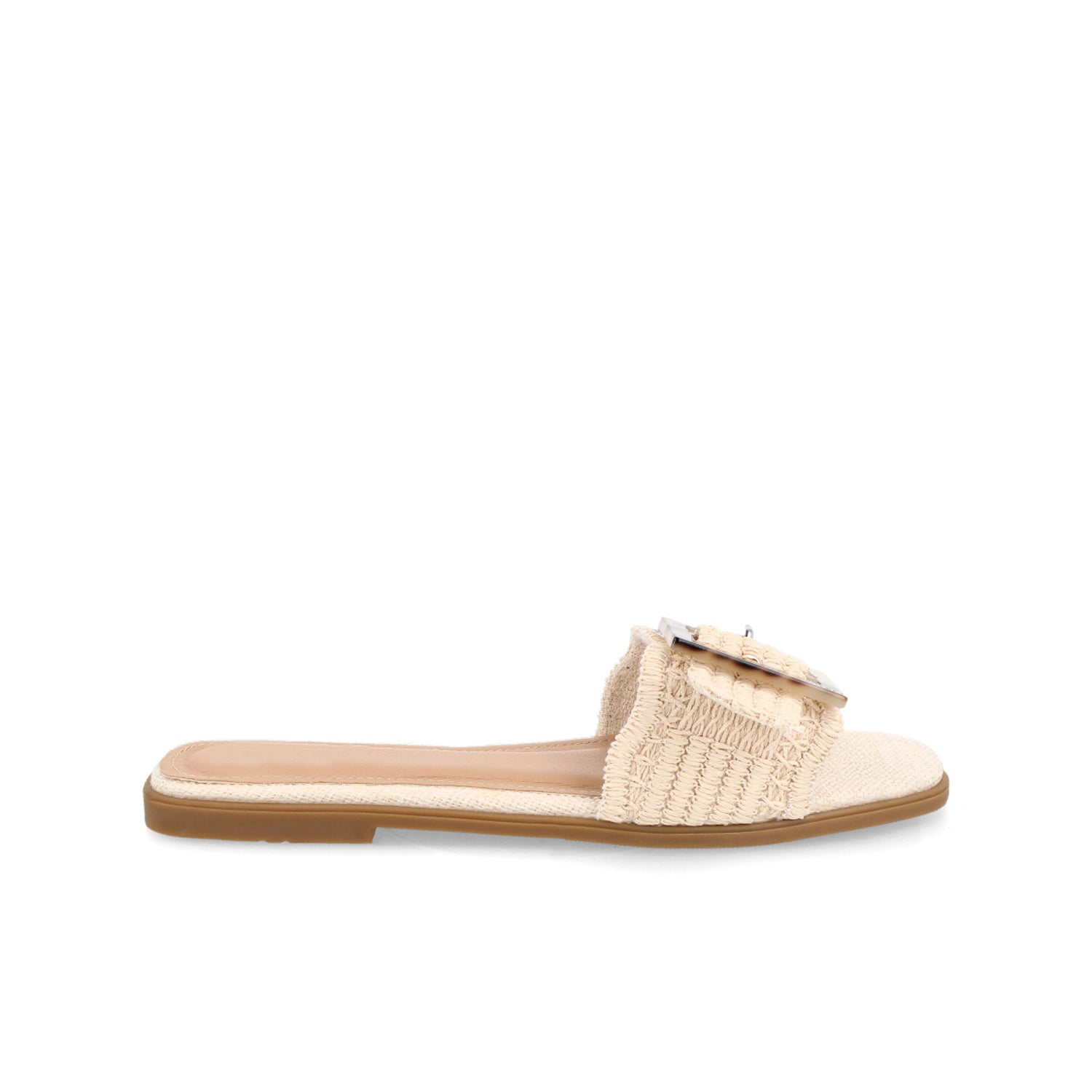 Sandalia Casual Vazza color Latte para Mujer