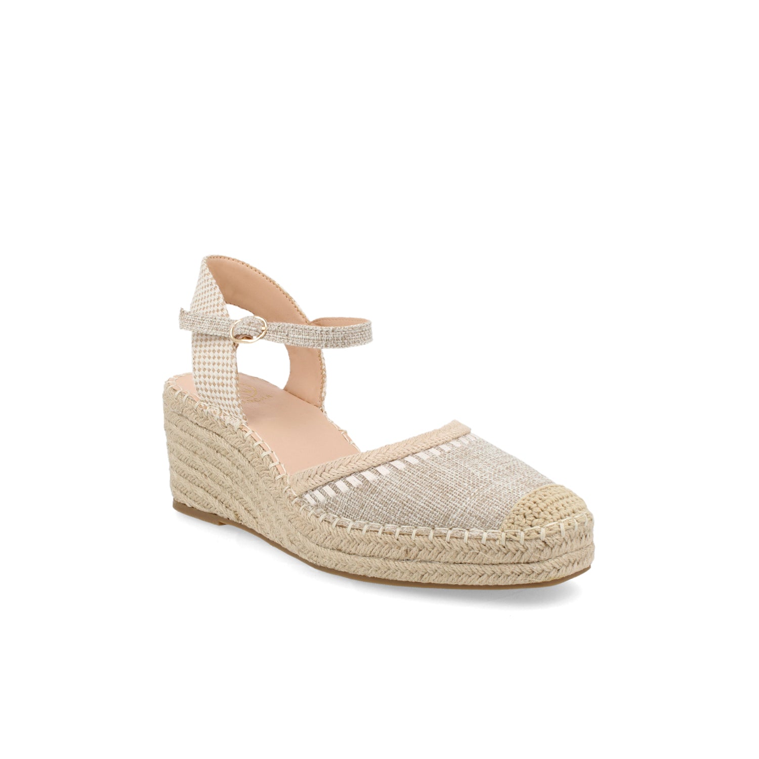 Alpargata Casual Vazza color Beige para Mujer