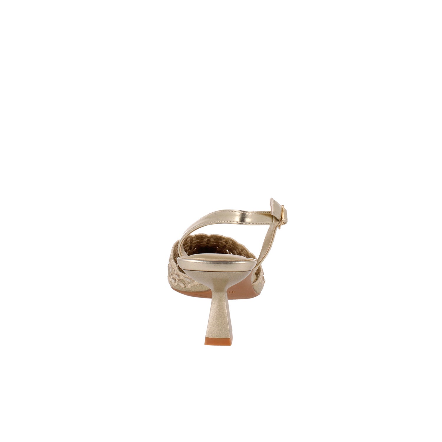 Zapatilla de Vestir Vazza color Oro para Mujer