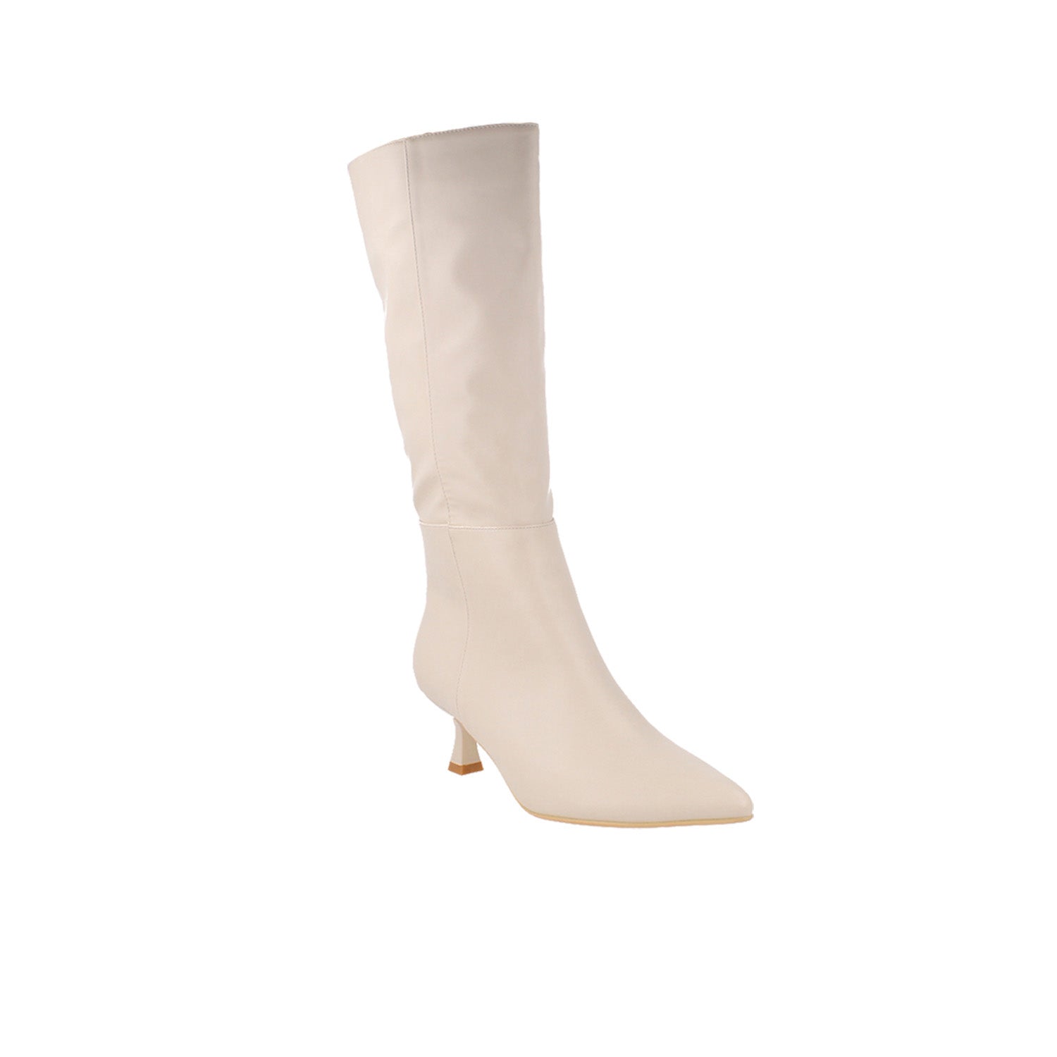 Bota de Vestir Vazza color Latte para Mujer