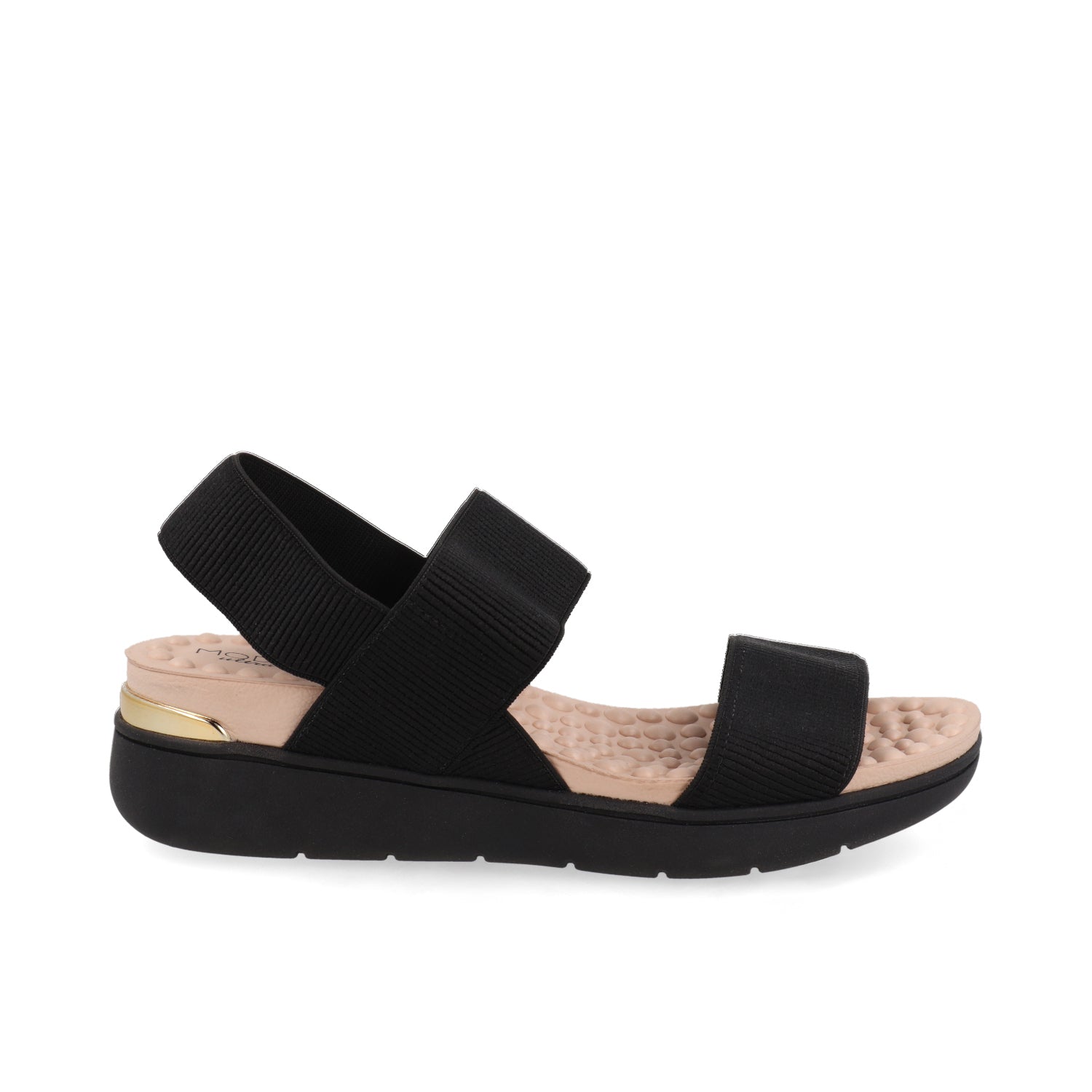 Sandalia Casual Modare color Negro para Mujer con plantilla Confort