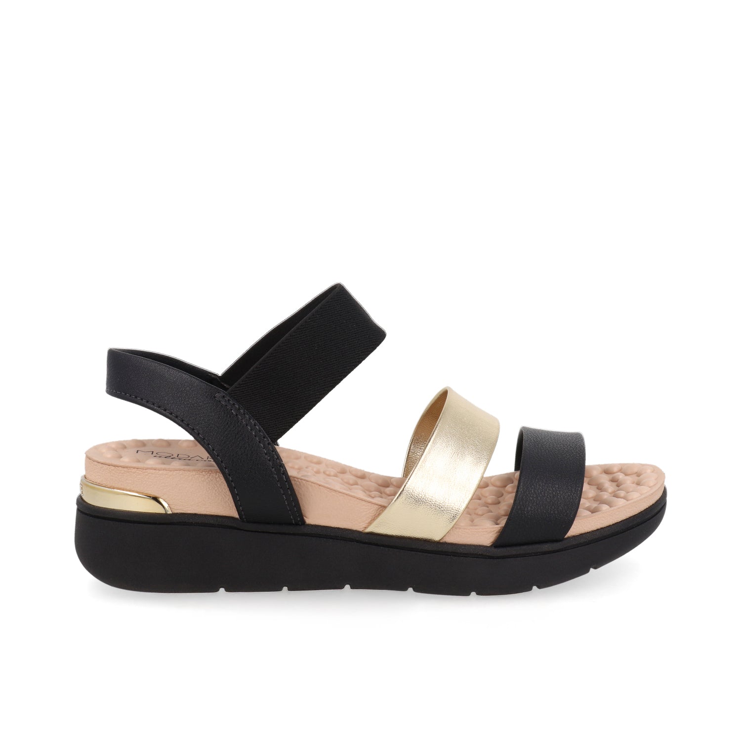 Sandalia Casual Modare color Negro para Mujer con plantilla Confort
