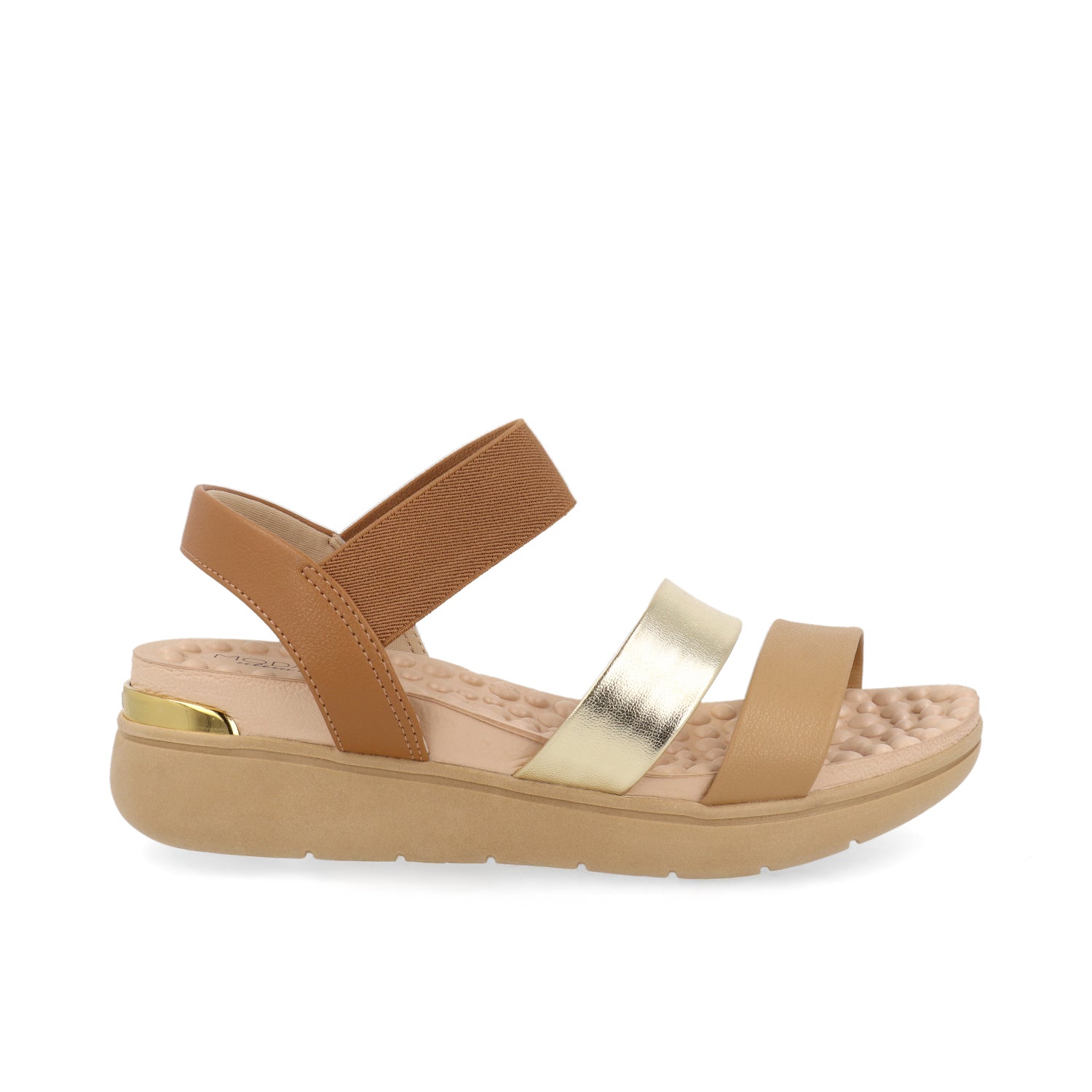 Sandalia Casual Modare color Camel para Mujer con plantilla Confort