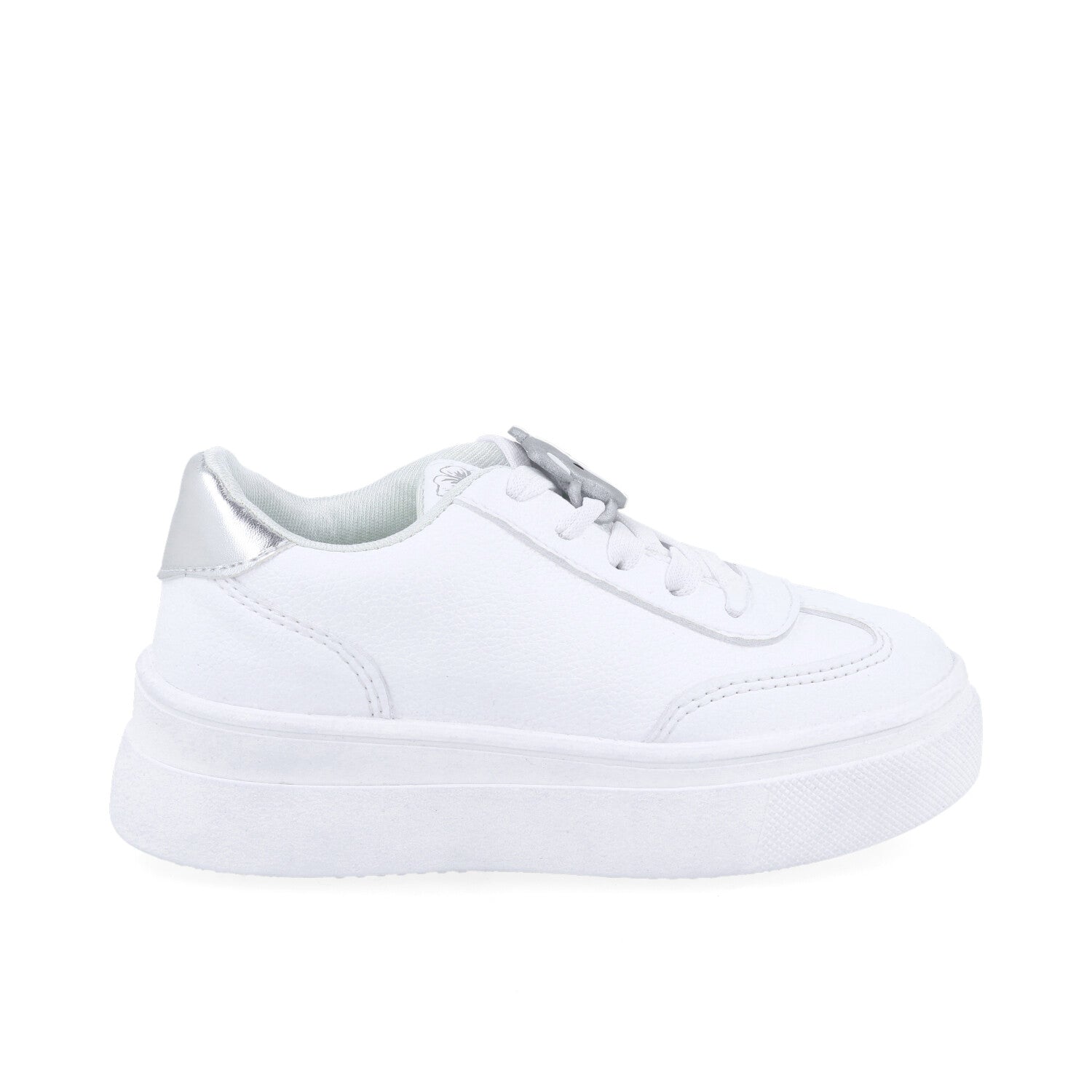 Tenis Urbano Vazza color Blanco para Niña con pin de Oso