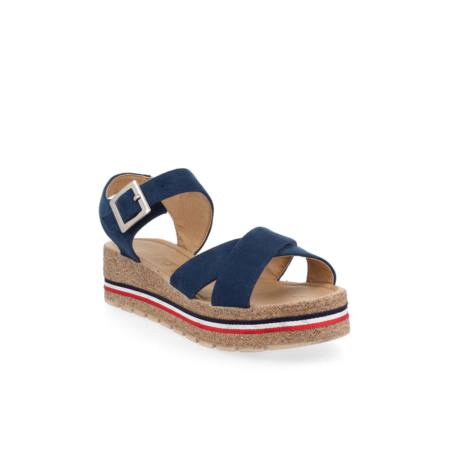 Sandalia Casual Vazza color Marino para Mujer