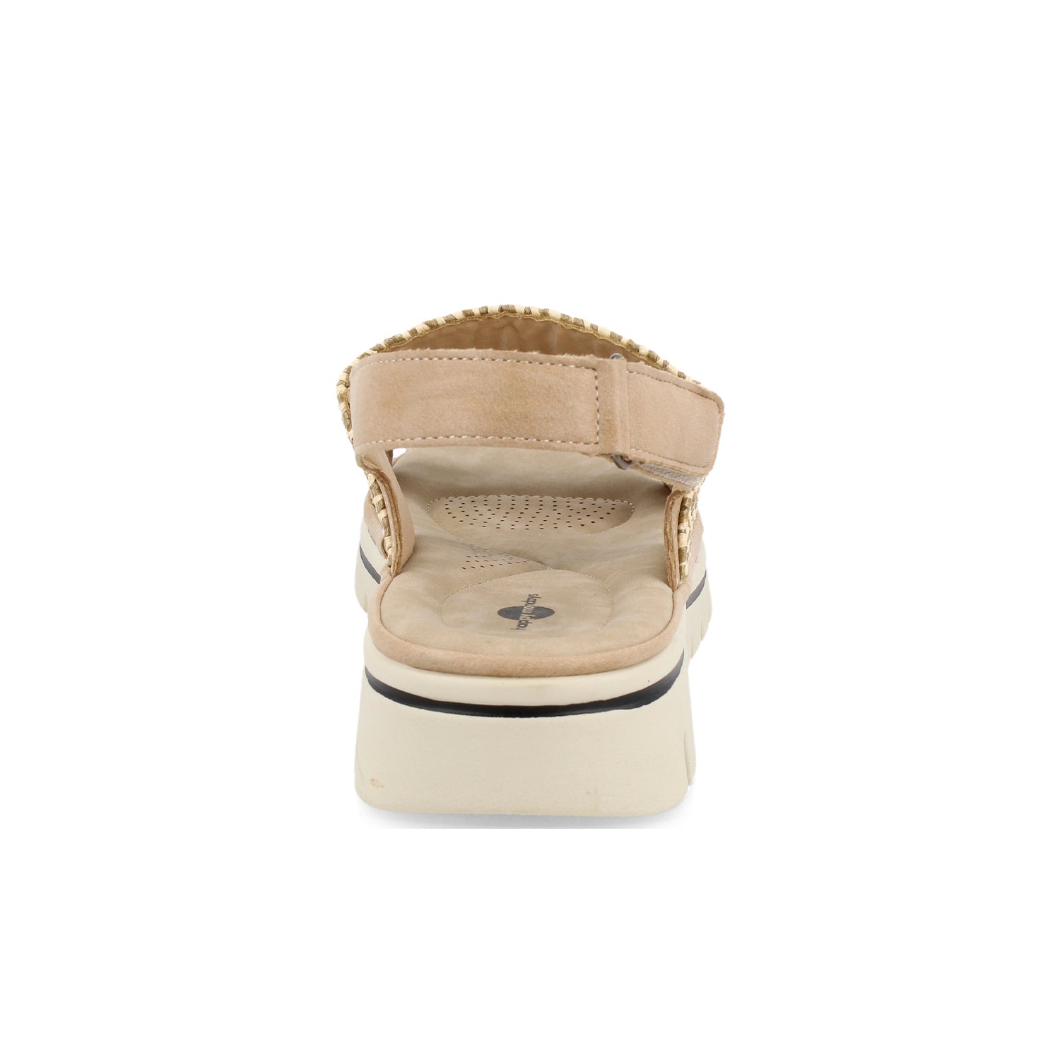 Sandalia Casual Vazza color Beige para Mujer