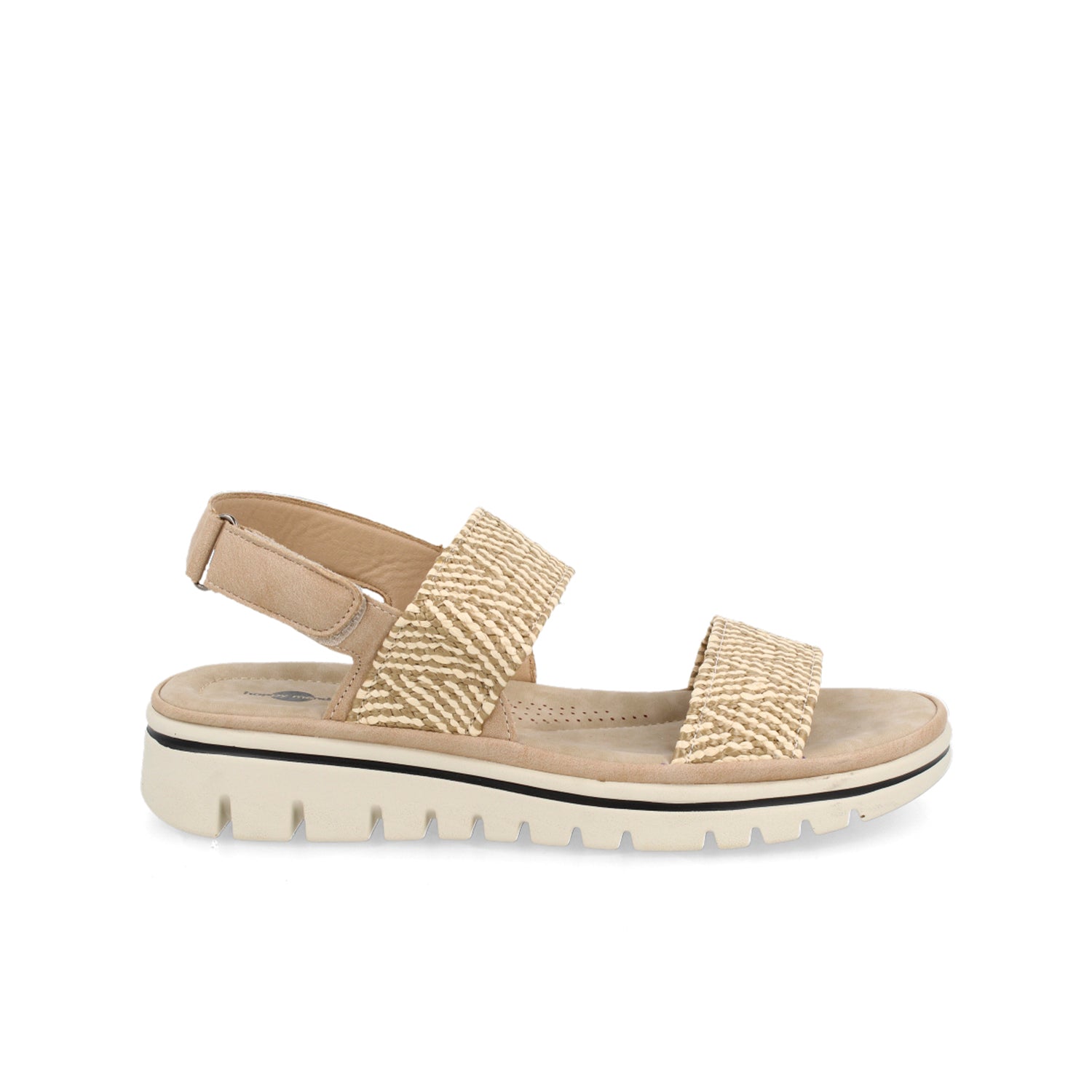 Sandalia Casual Vazza color Beige para Mujer