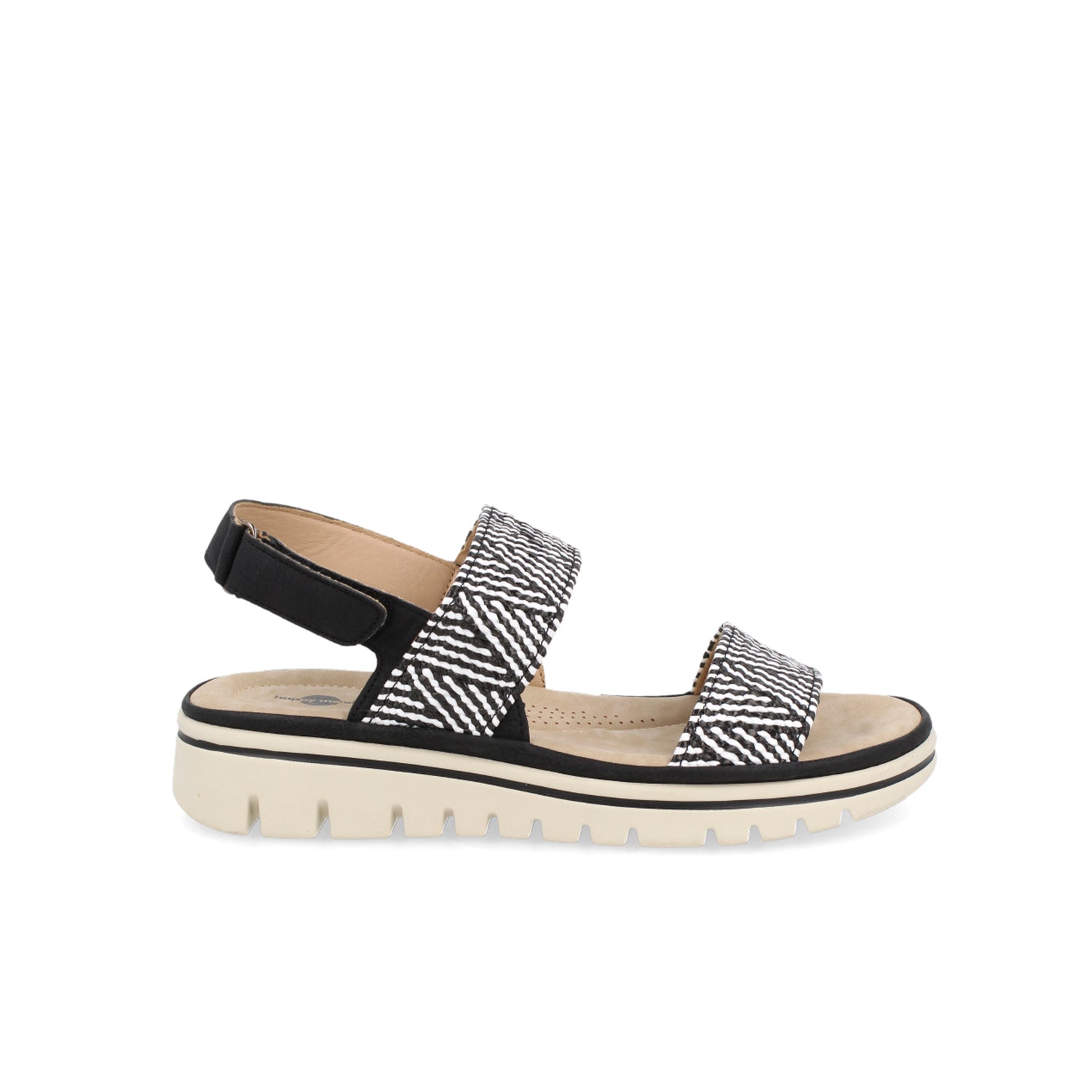 Sandalia Casual Vazza color Negro para Mujer