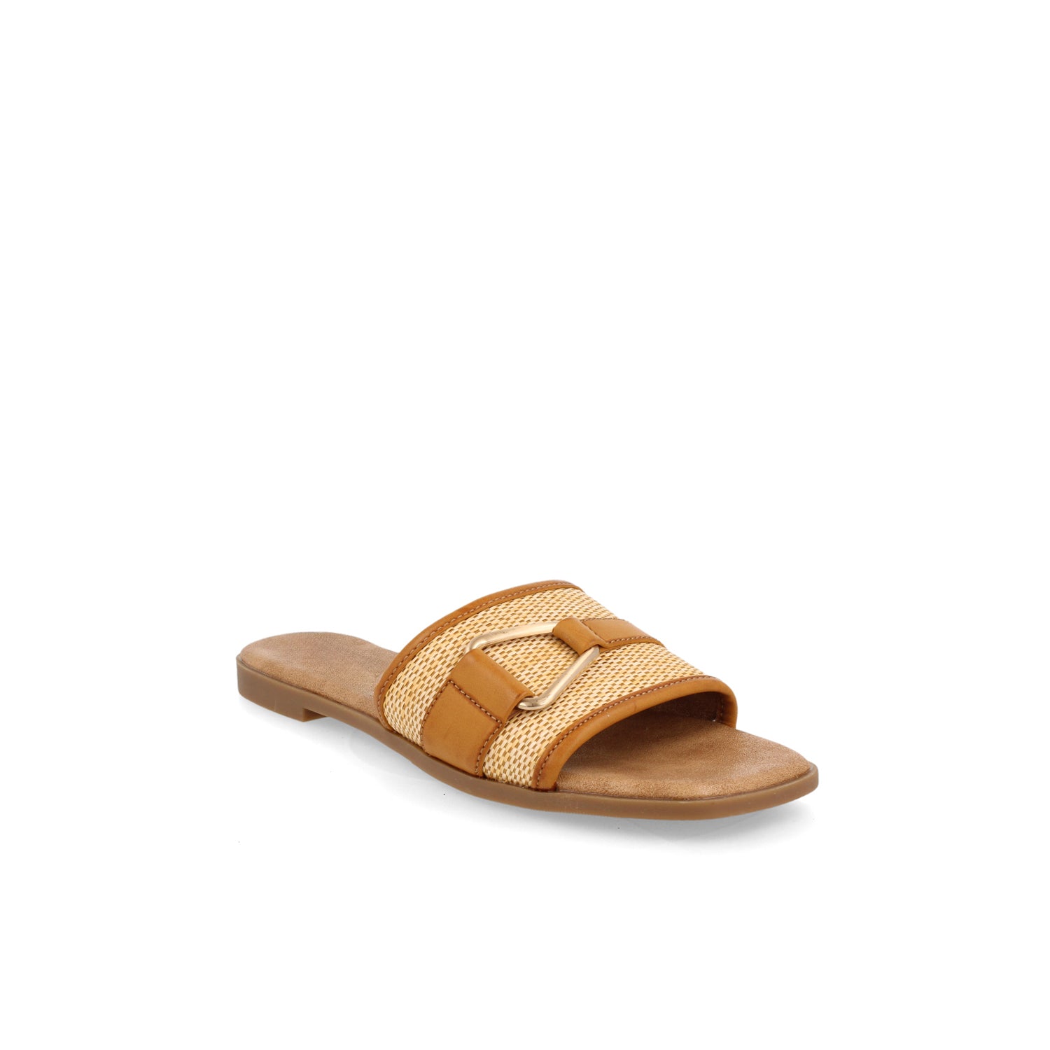 Sandalia Casual Vazza color Camel para Mujer