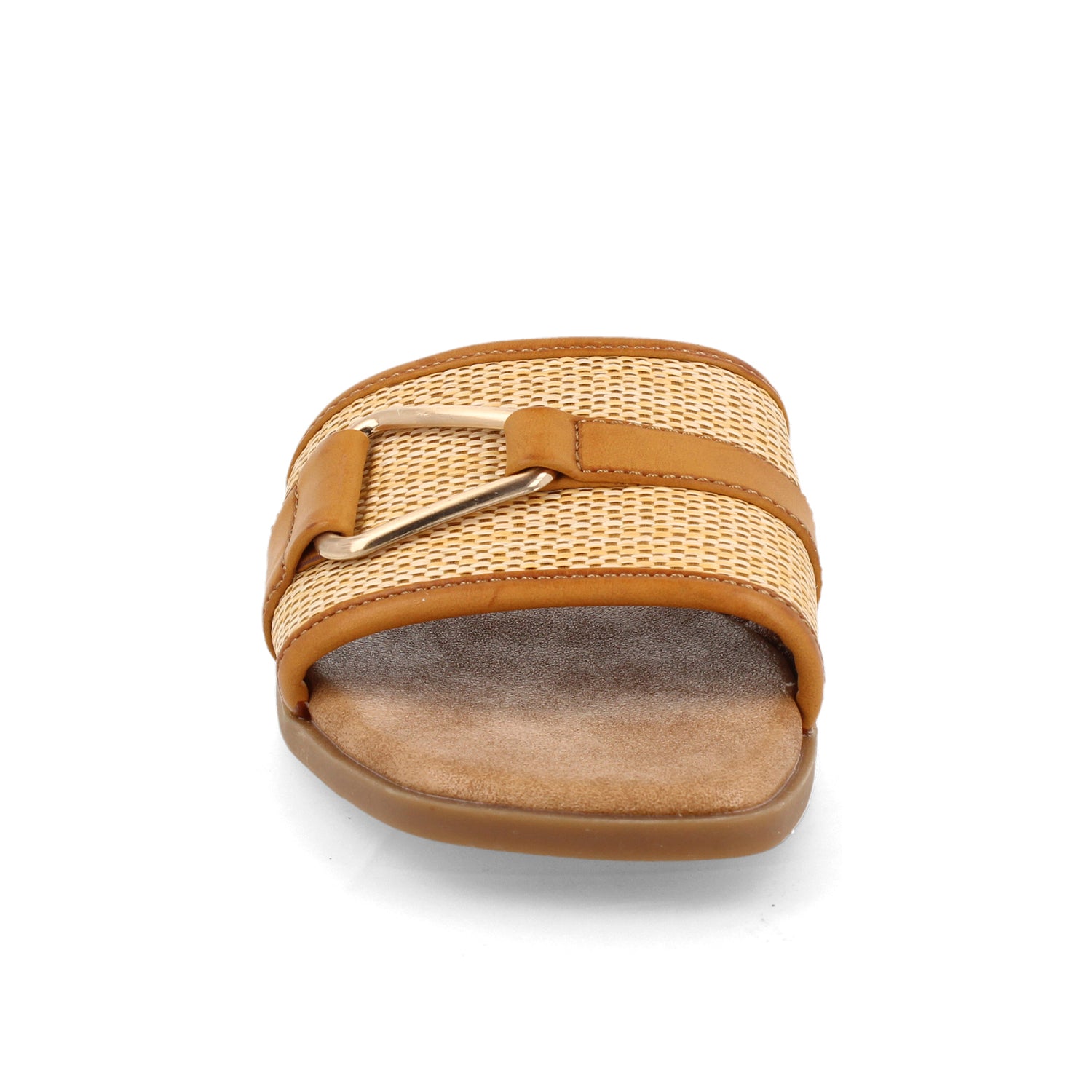Sandalia Casual Vazza color Camel para Mujer