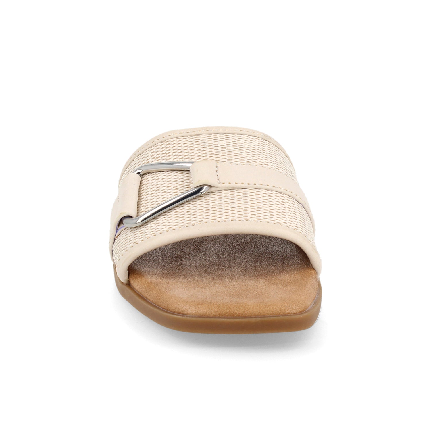 Sandalia Casual Vazza color Latte para Mujer