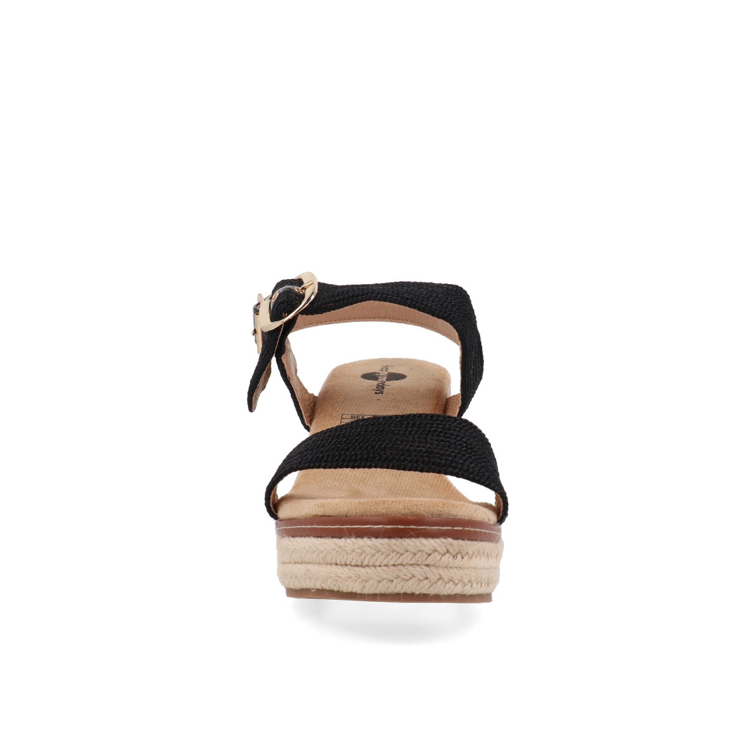 Sandalia Casual con plataforma Vazza color Negro para Mujer