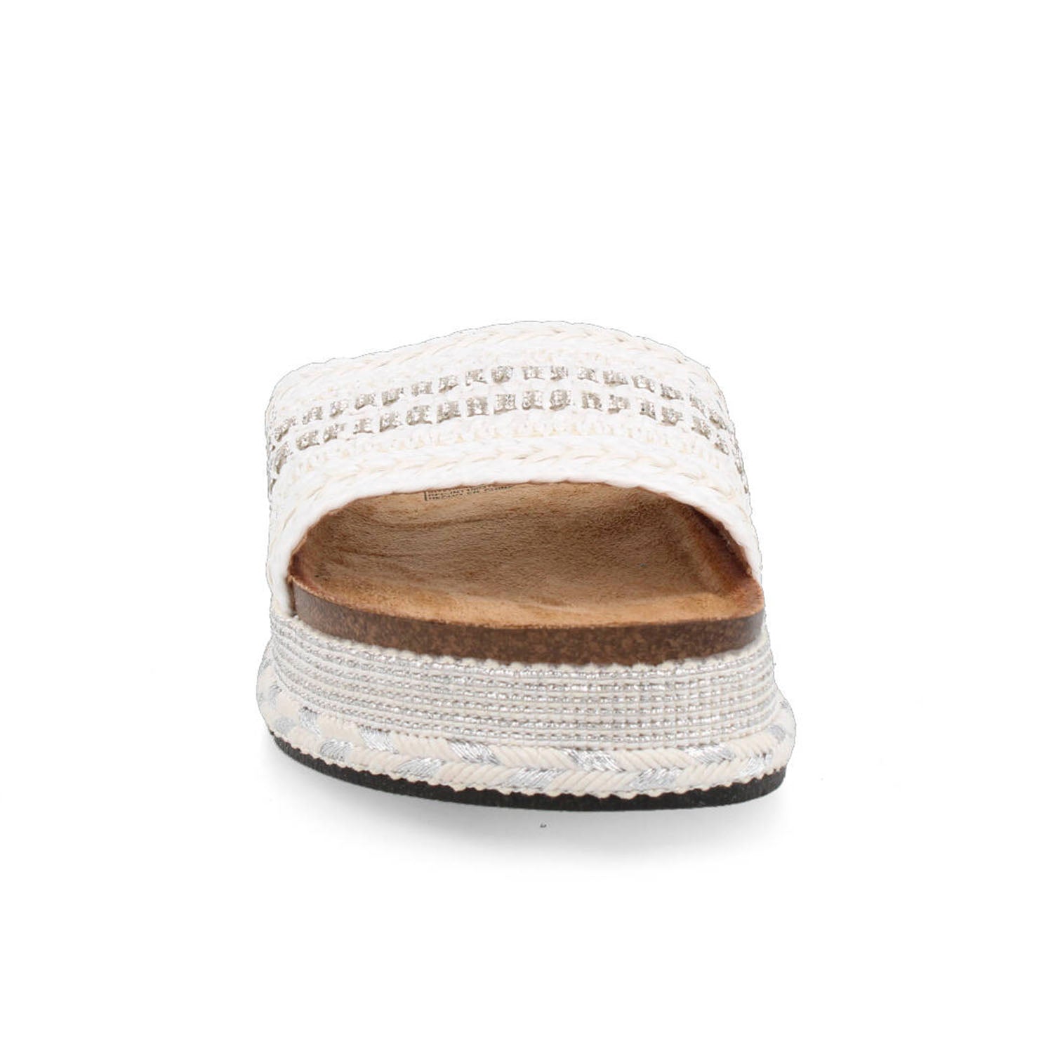 Sandalia Casual Vazza color Blanco para Mujer