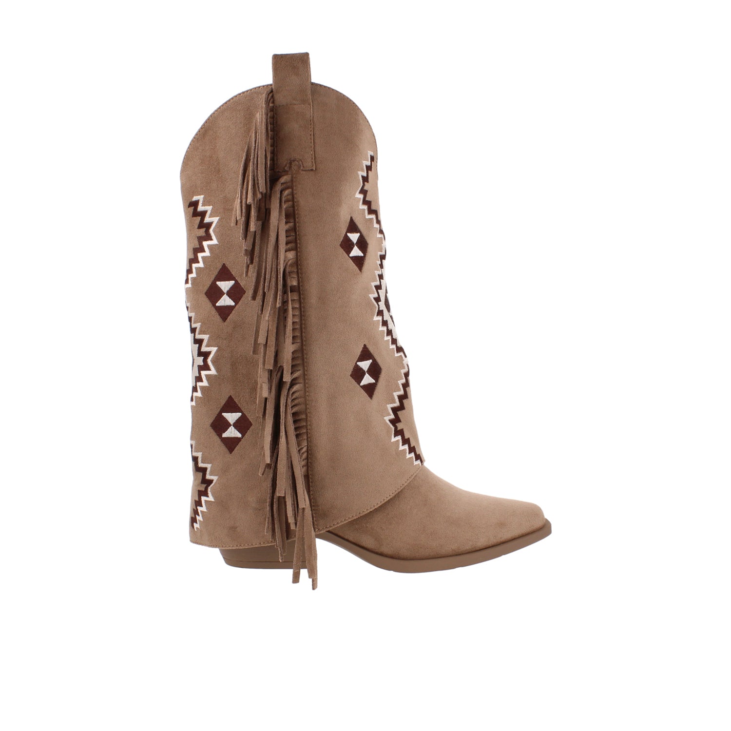 Bota Casual Vazza color Khaki para Mujer