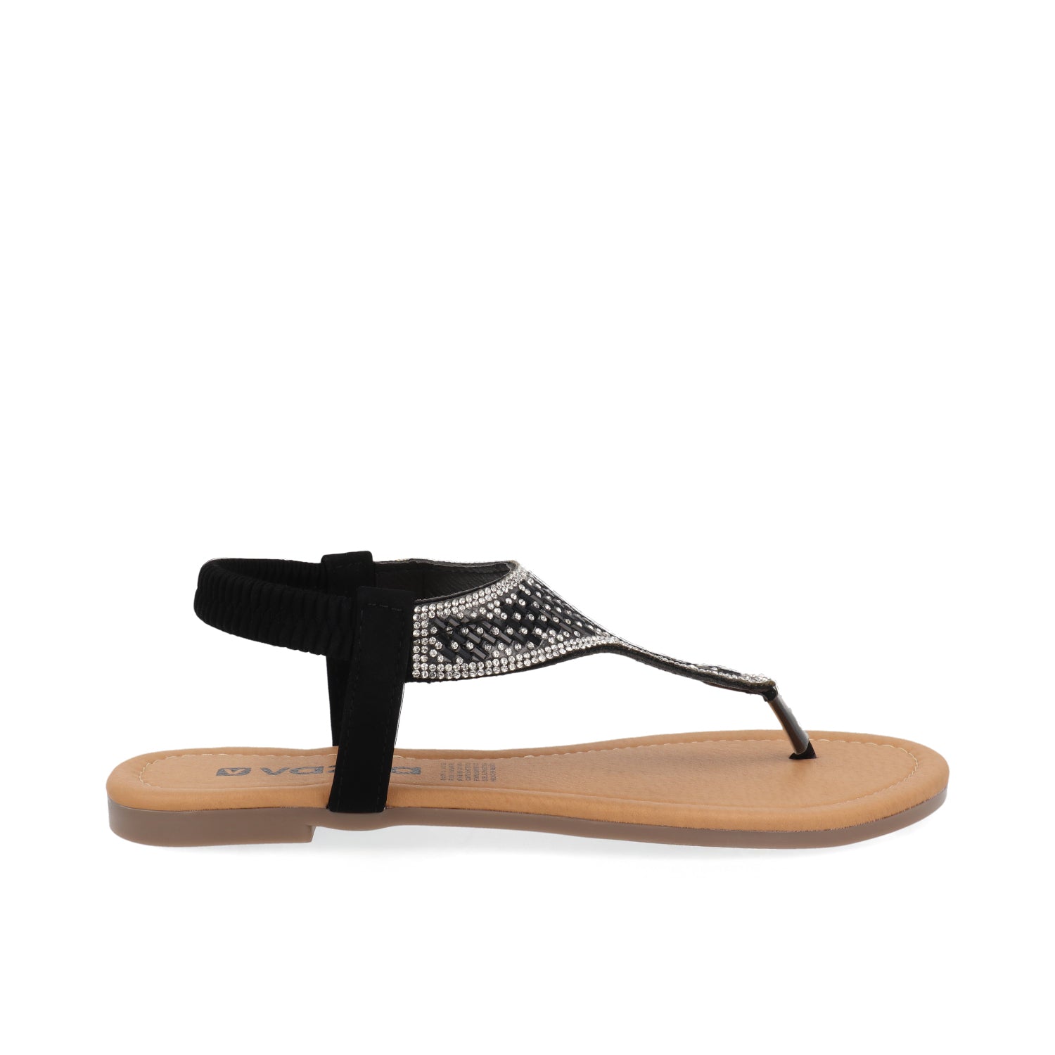 Sandalia Casual Vazza color Negro para Mujer