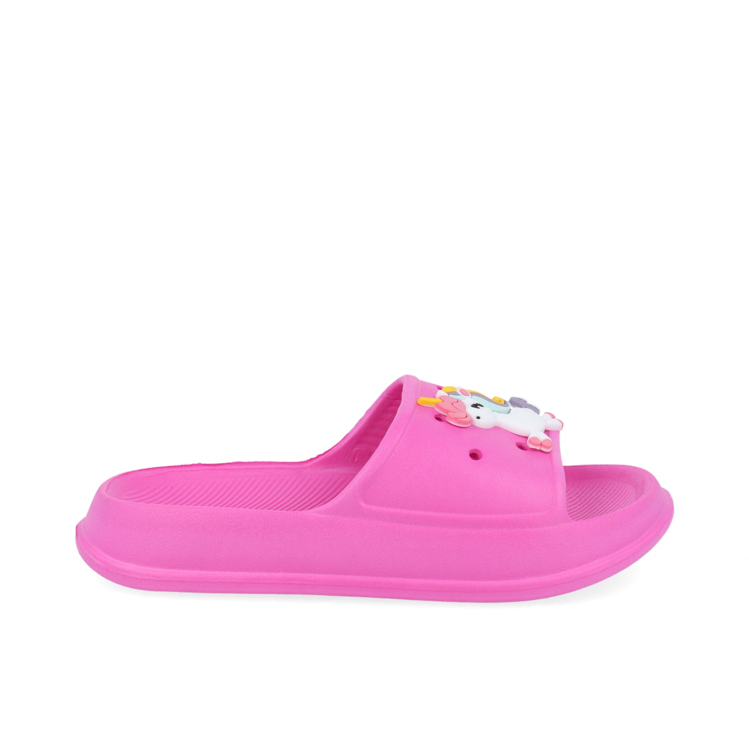 Sandalia Playa Vazza color Fiusha para Junior Niña con Pin de unicornio