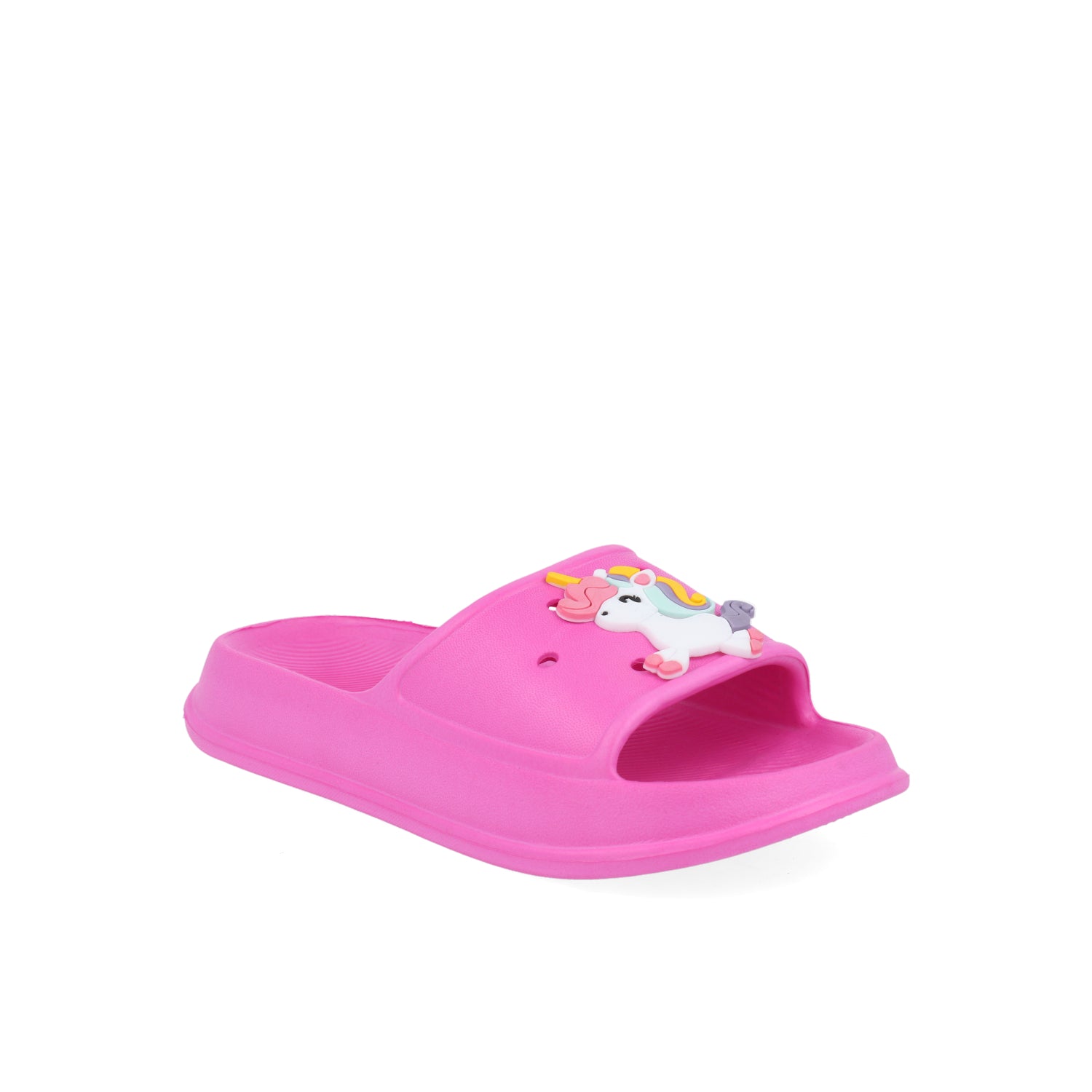 Sandalia Playa Vazza color Fiusha para Junior Niña con Pin de unicornio