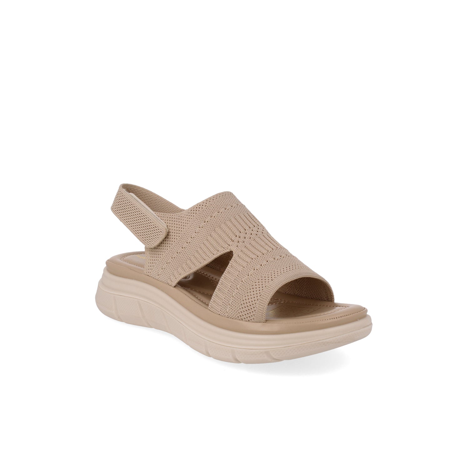Sandalia Casual Vazza color Beige para Mujer
