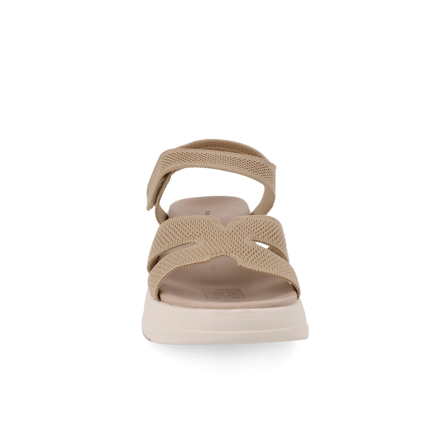 Sandalia Casual Vazza color Latte para Mujer